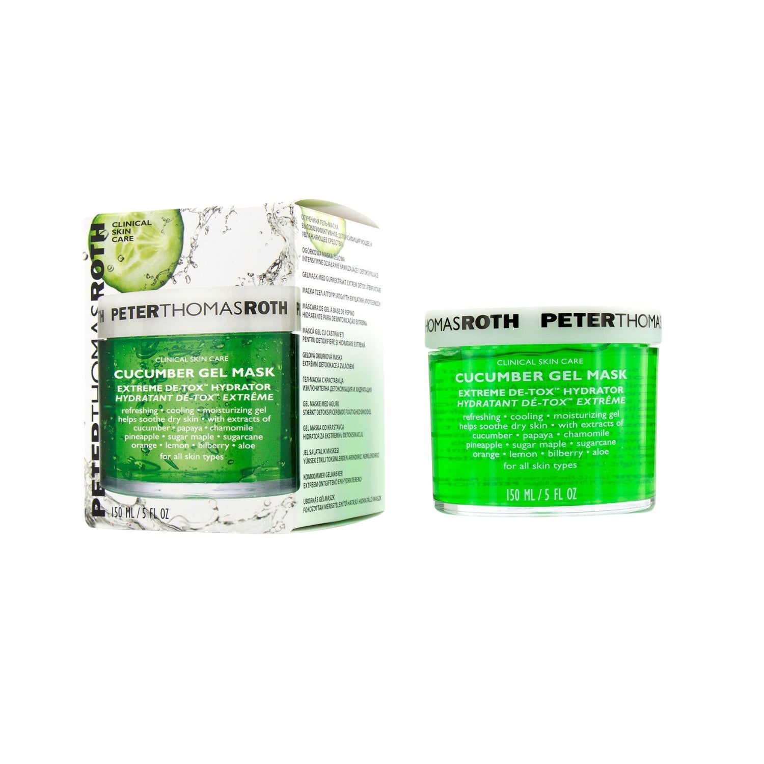 PTR Cucumber Gel Mask 150ml/5.3oz