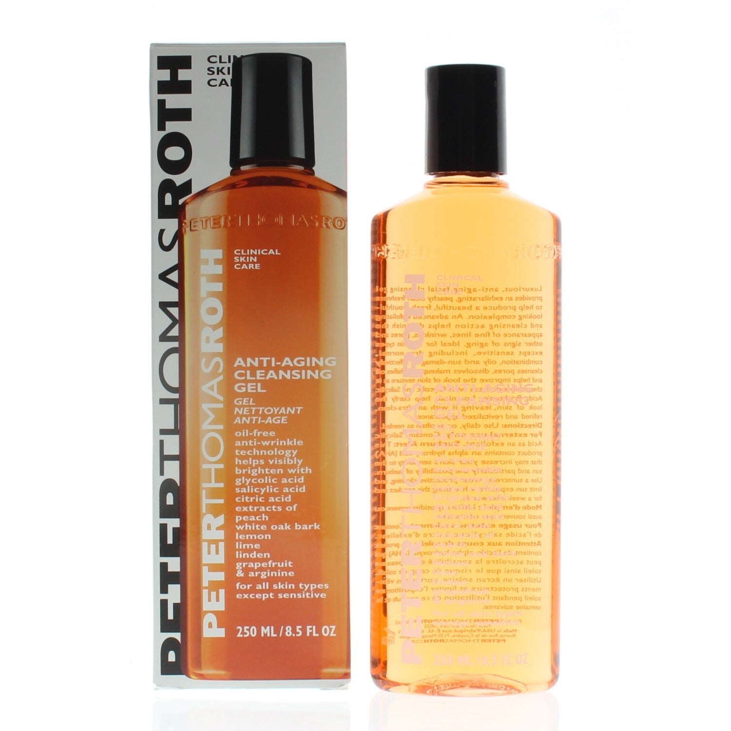 PTR Anti Aging Cleansing Gel 8.5oz/250ml