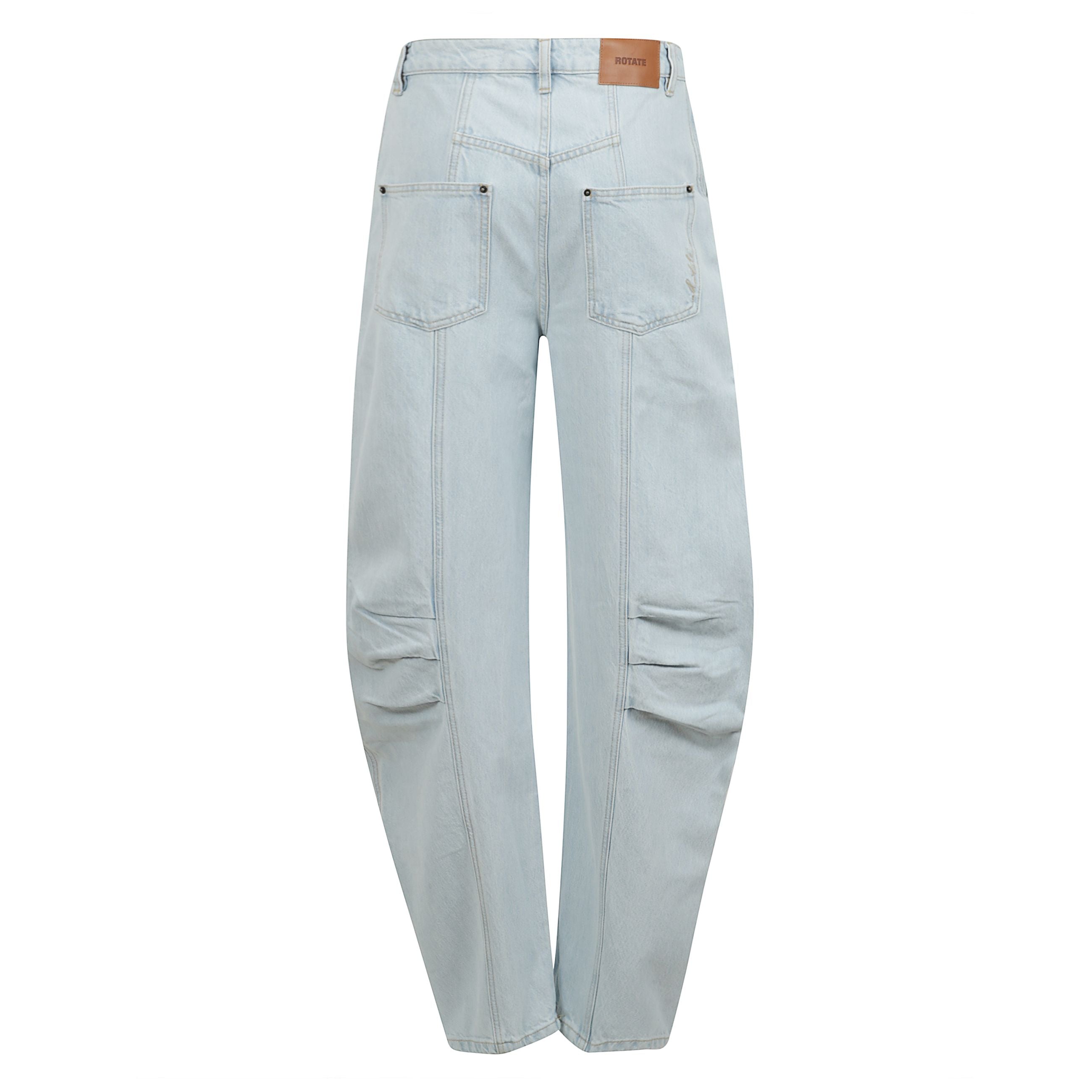 Cargo denim pants