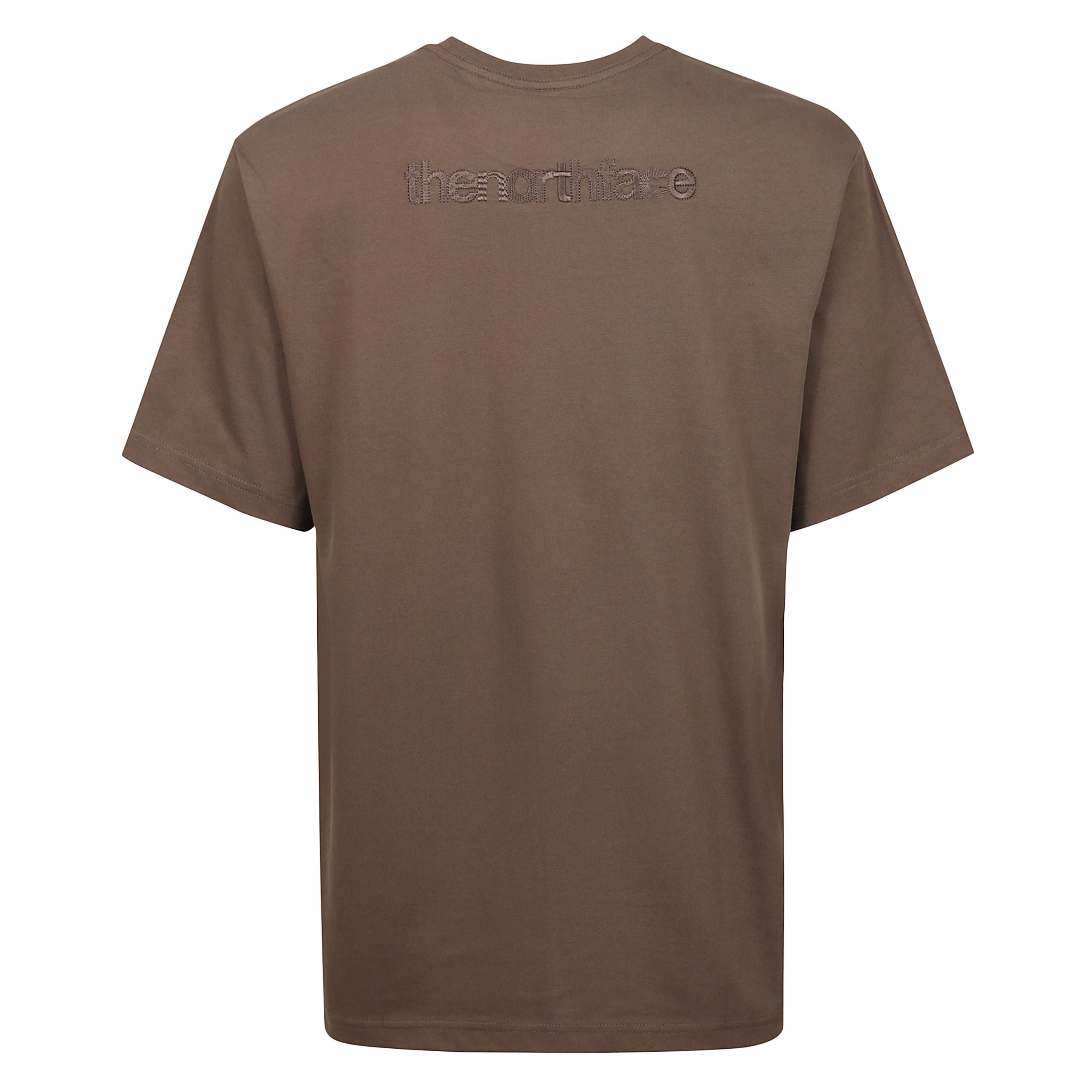 T-shirt a girocollo con grafica sulla schiena