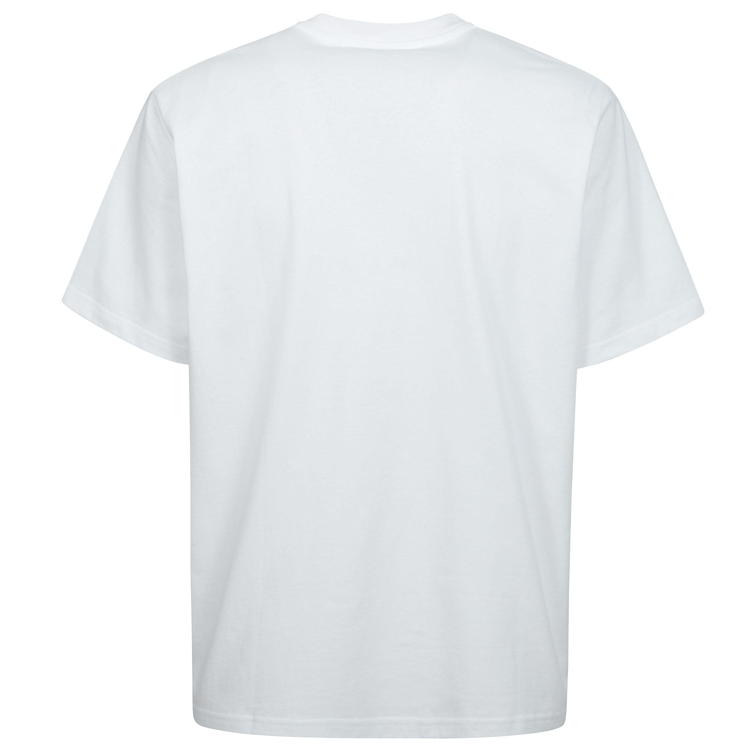 T-shirt a maniche corte con logo jw a contrasto ricamato sul davanti. girocollo con vestibilità regolare.