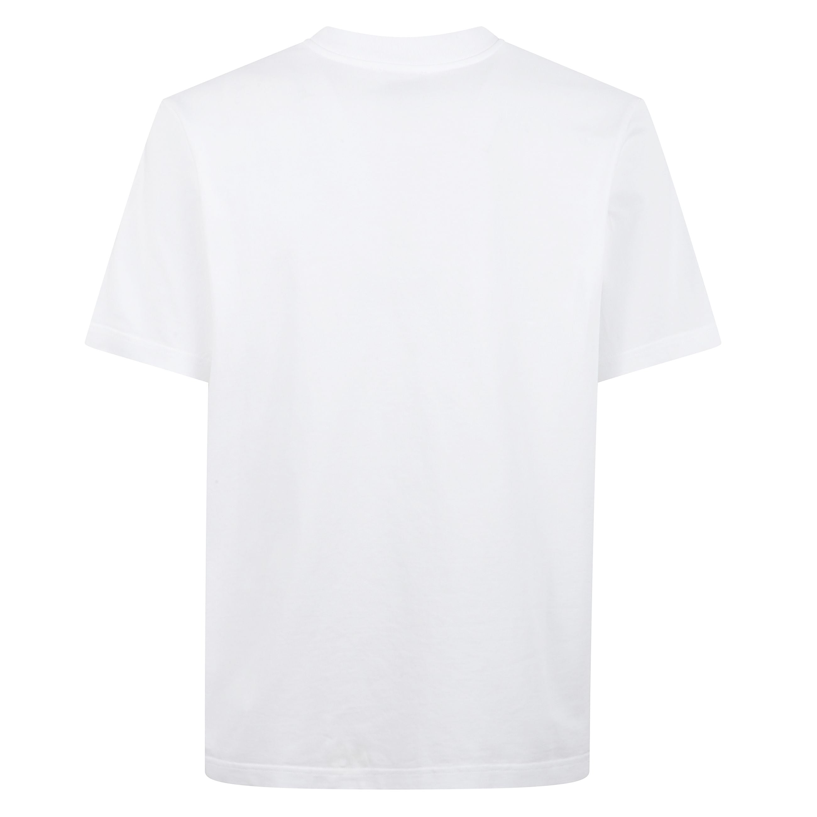 T-shirt casablanca in cotone, girocollo con stampa e logo.