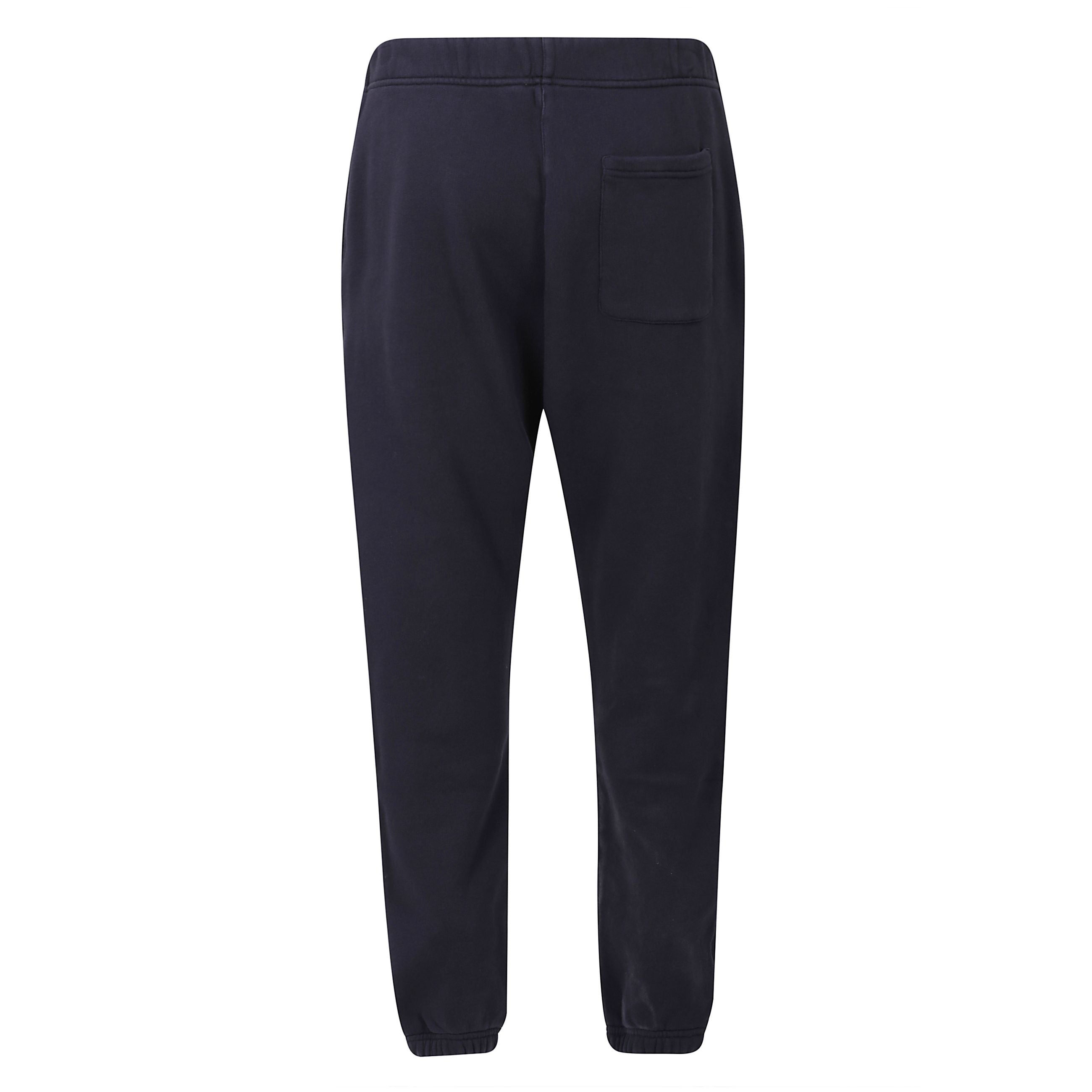 Pantaloni tuta con logo ricamato sul fianco e laccetti in vita