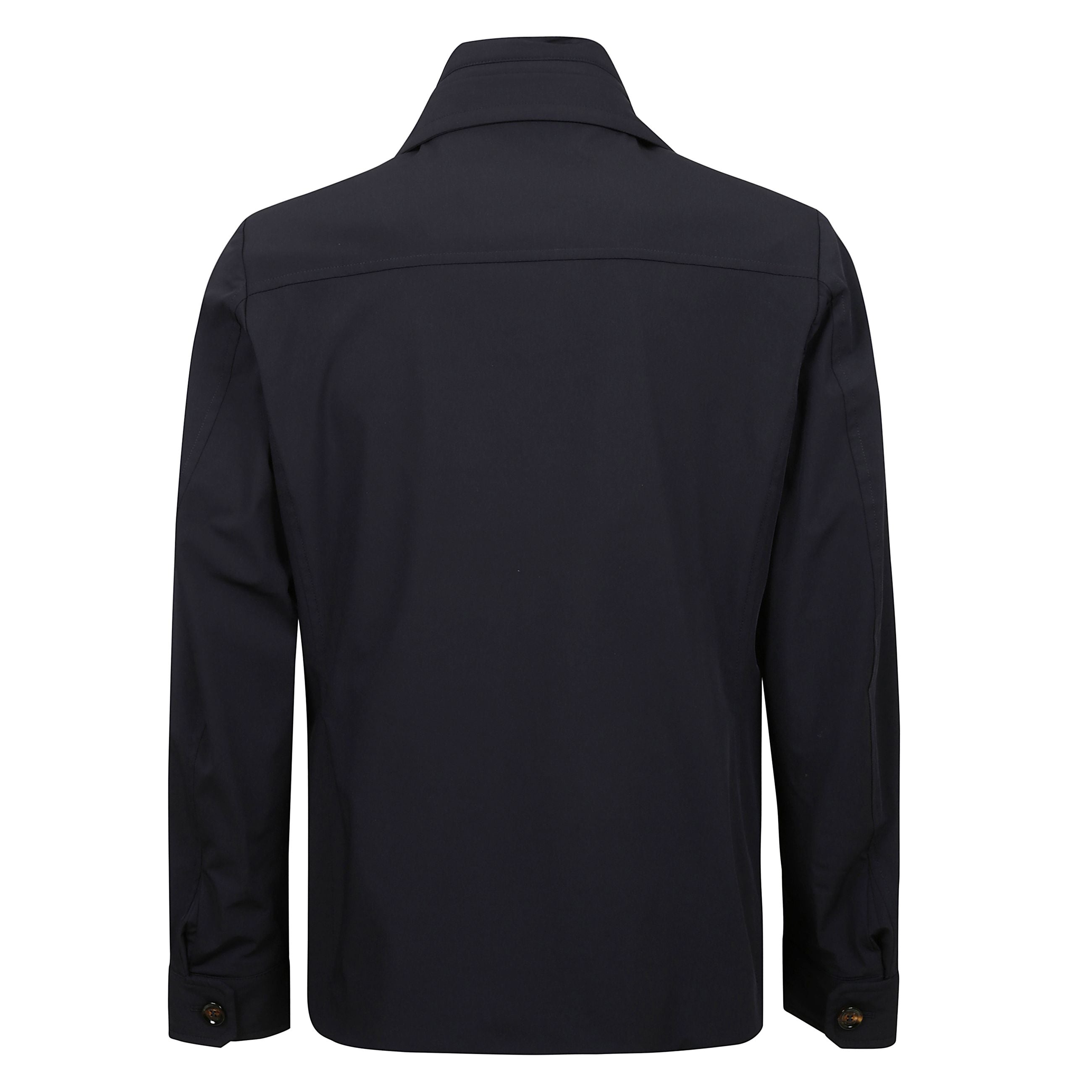 Mougi101173 capospalla con chiusura lampo frontale, occhiello doppiopetto e due tasche laterali