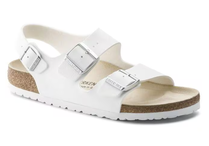 Birkenstock Milano Birko-Flor White Sandal Narrow