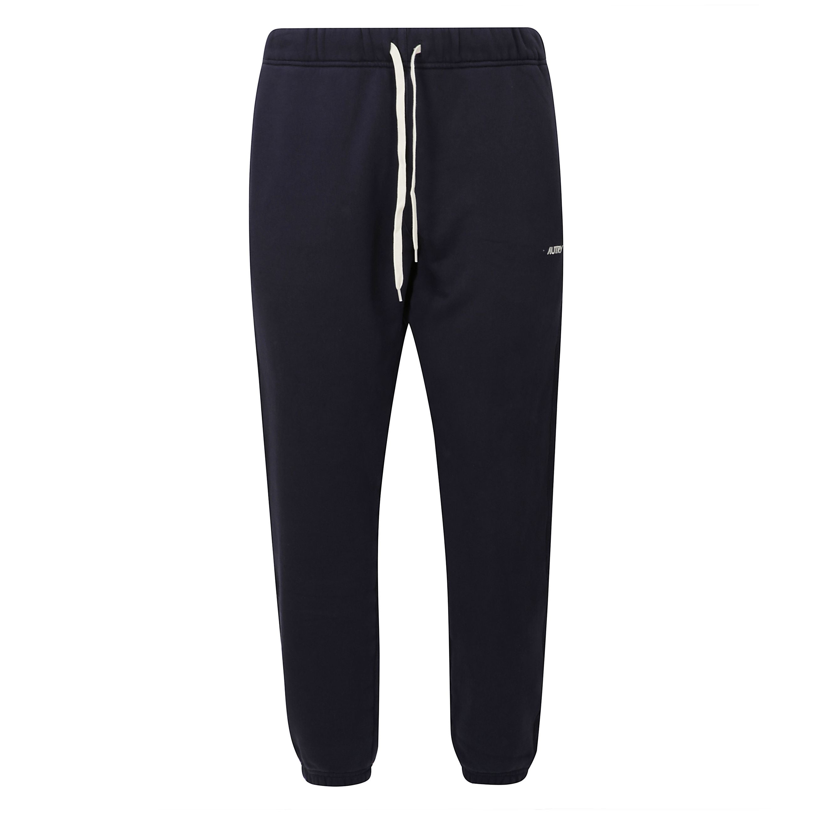 Pantaloni tuta con logo ricamato sul fianco e laccetti in vita