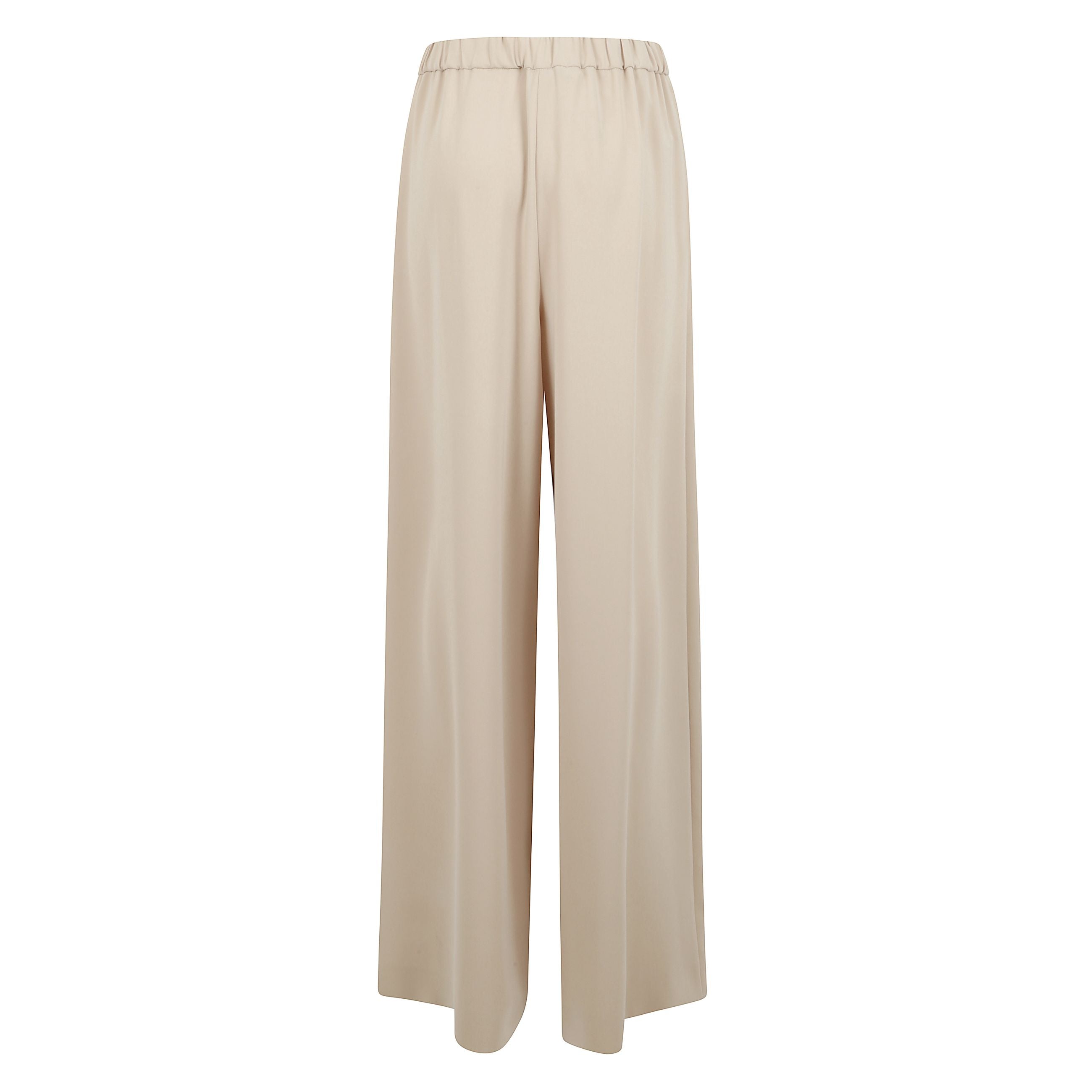 Pantalone lungo ampio con elastico in vita