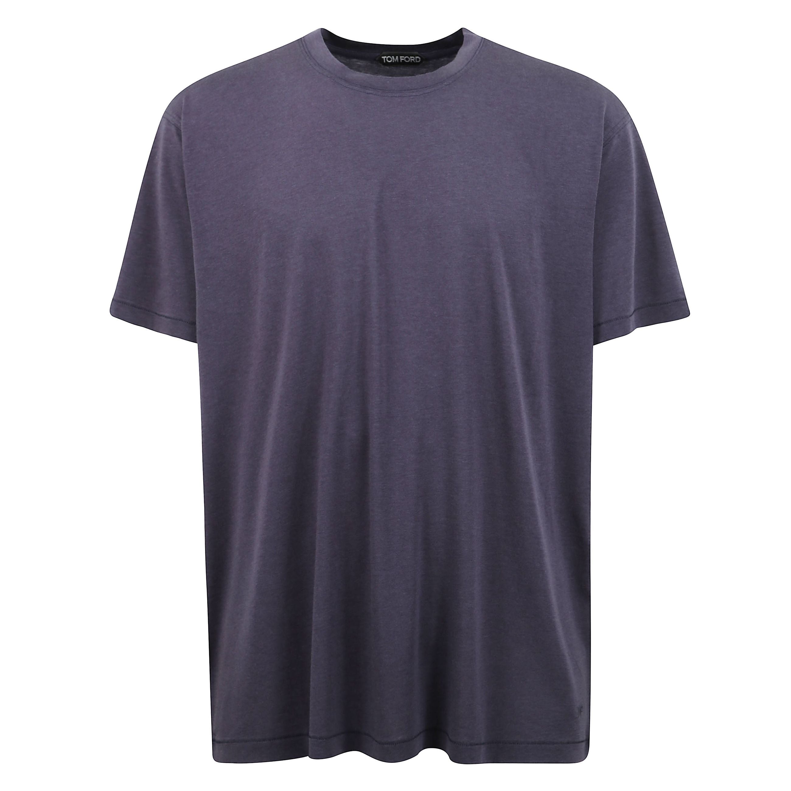 T-shirt con scollo a coste.