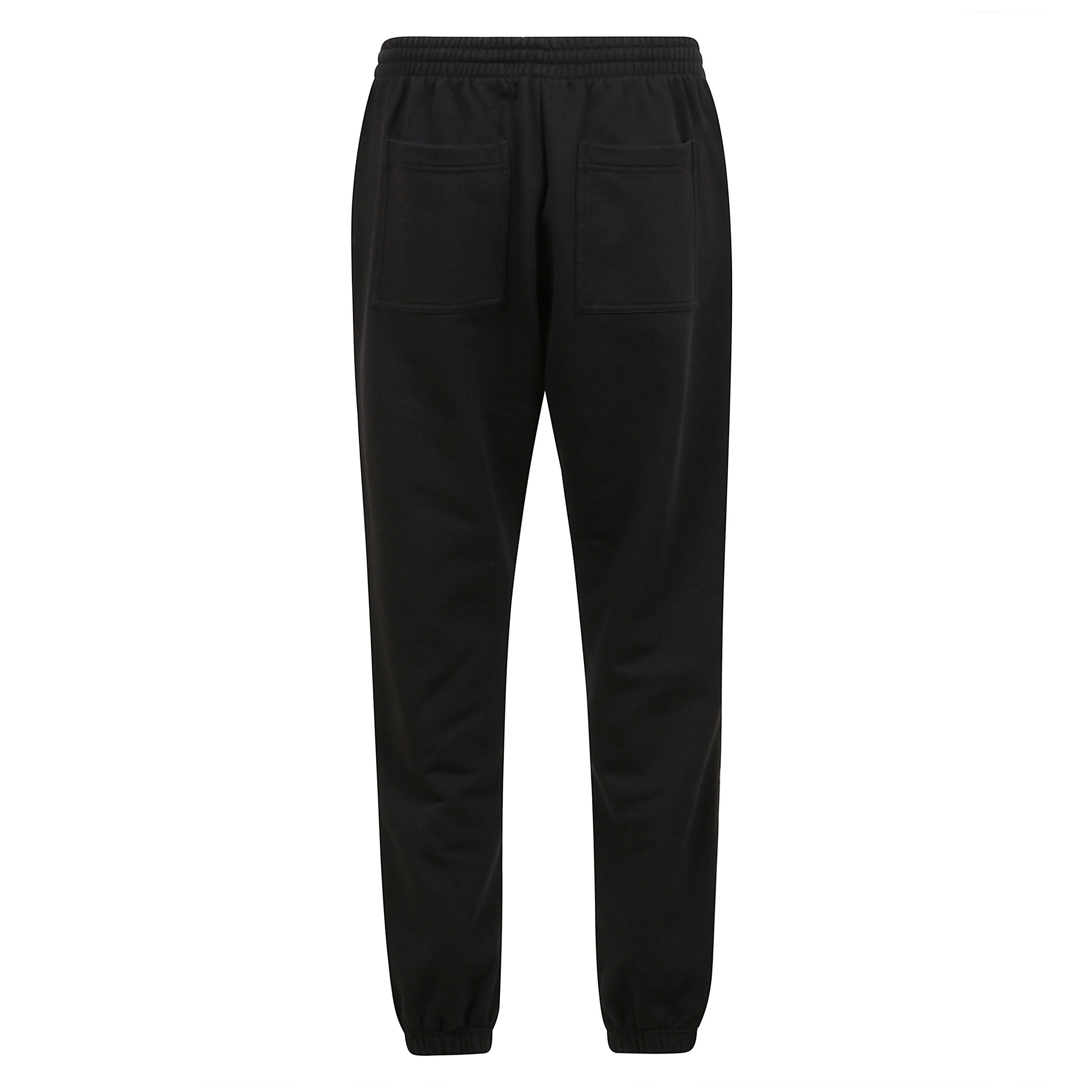 Represent pantaloni della tuta di cotone, vestibilità jogger, fascia elastica in vita e ulteriore regolazione della larghezza interna con cordino, due tasche laterali a taglio.