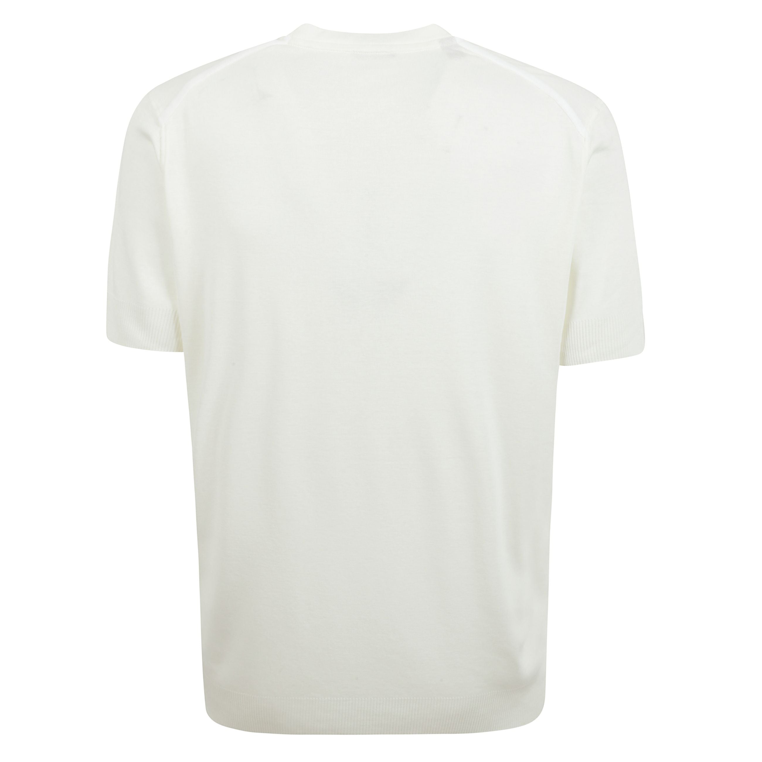 T-shirt con scollo a coste.