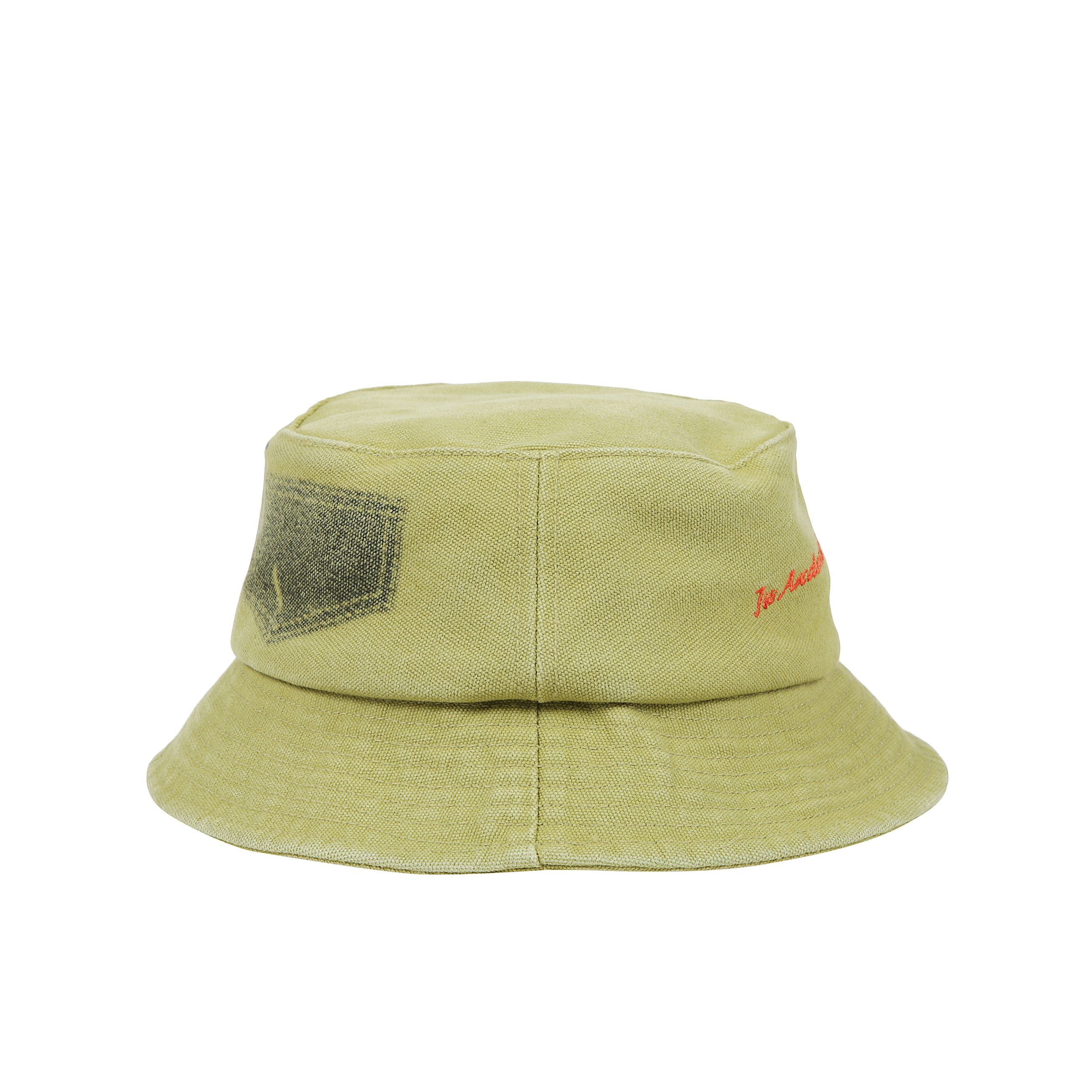 Cappello bucket con ricamo