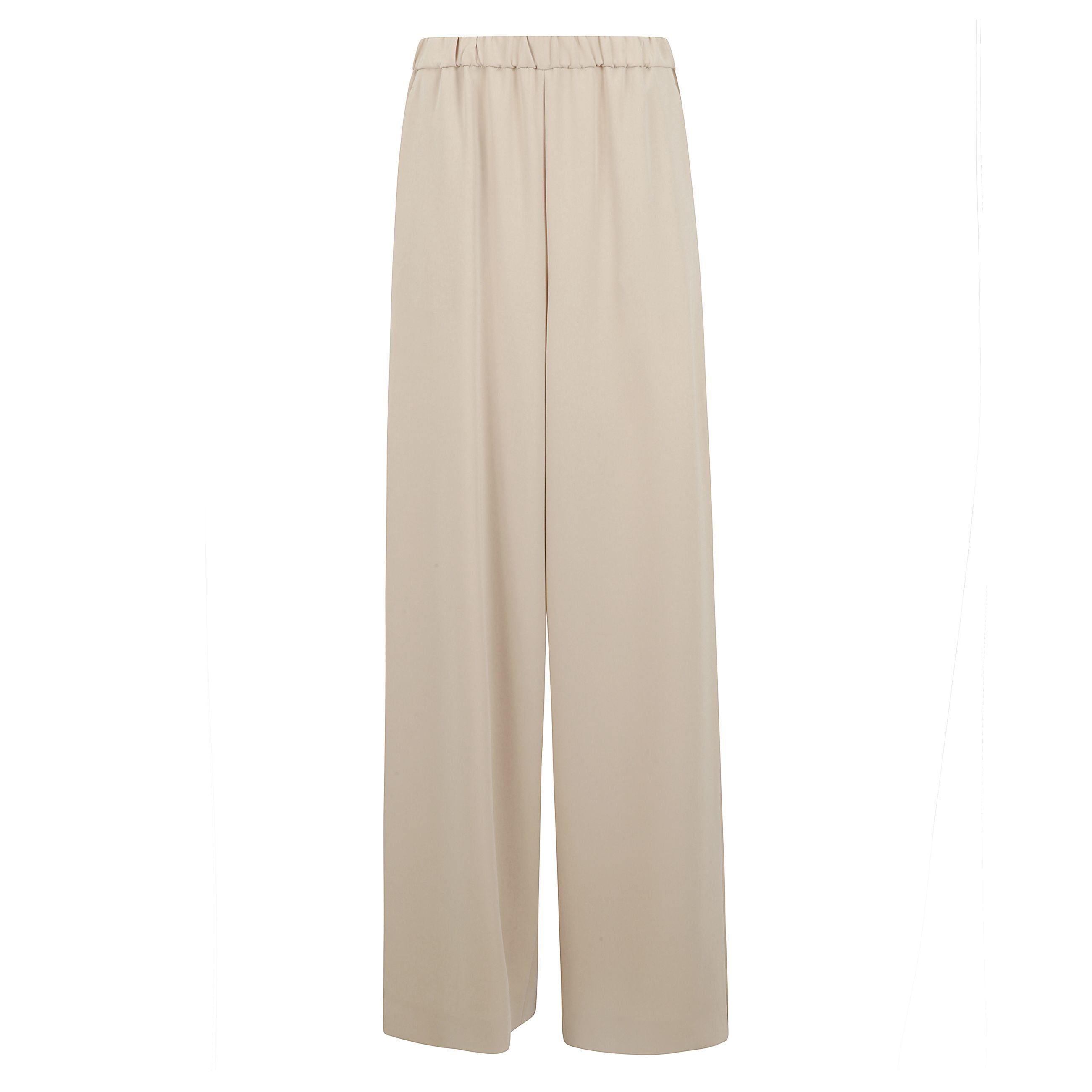 Pantalone lungo ampio con elastico in vita