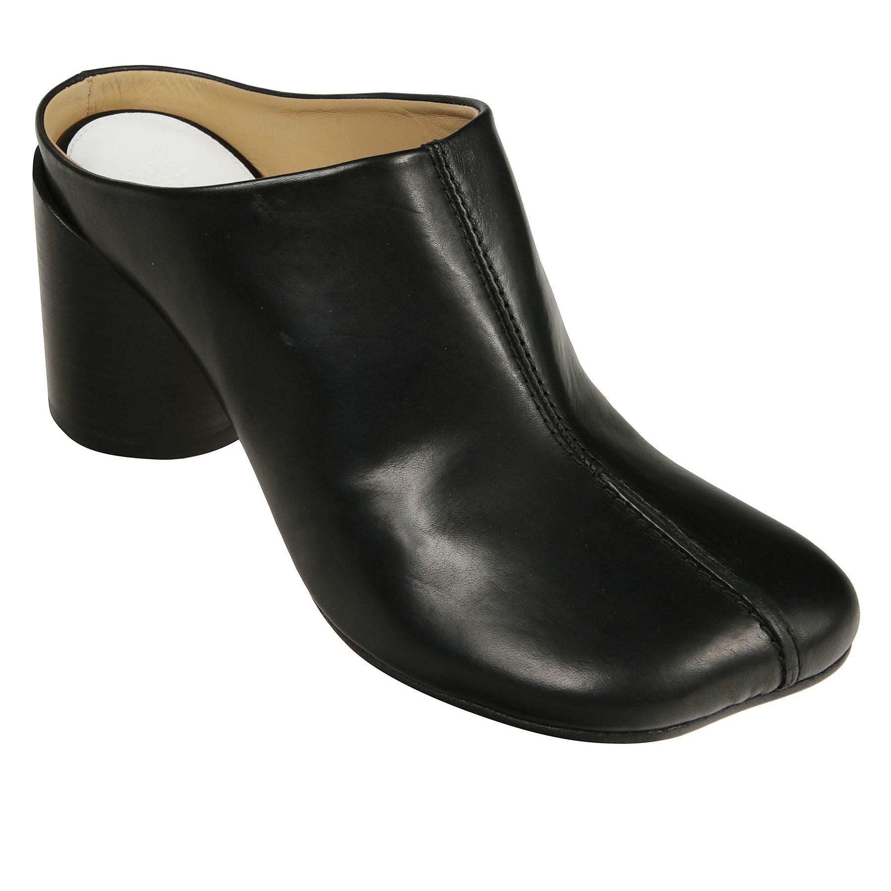 Mm6 maison margiela slipper in pelle.