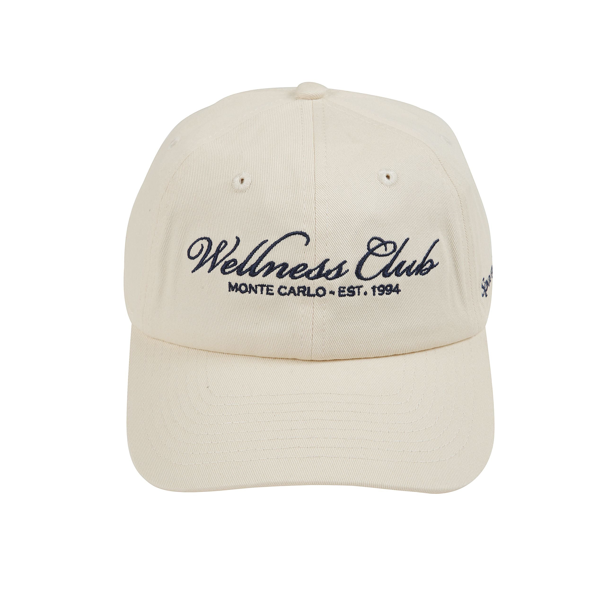 Berretto riviera di sporty & rich è realizzato in cotone premium a trama fitta, con ricami a contrasto e chiusura regolabile in metallo.