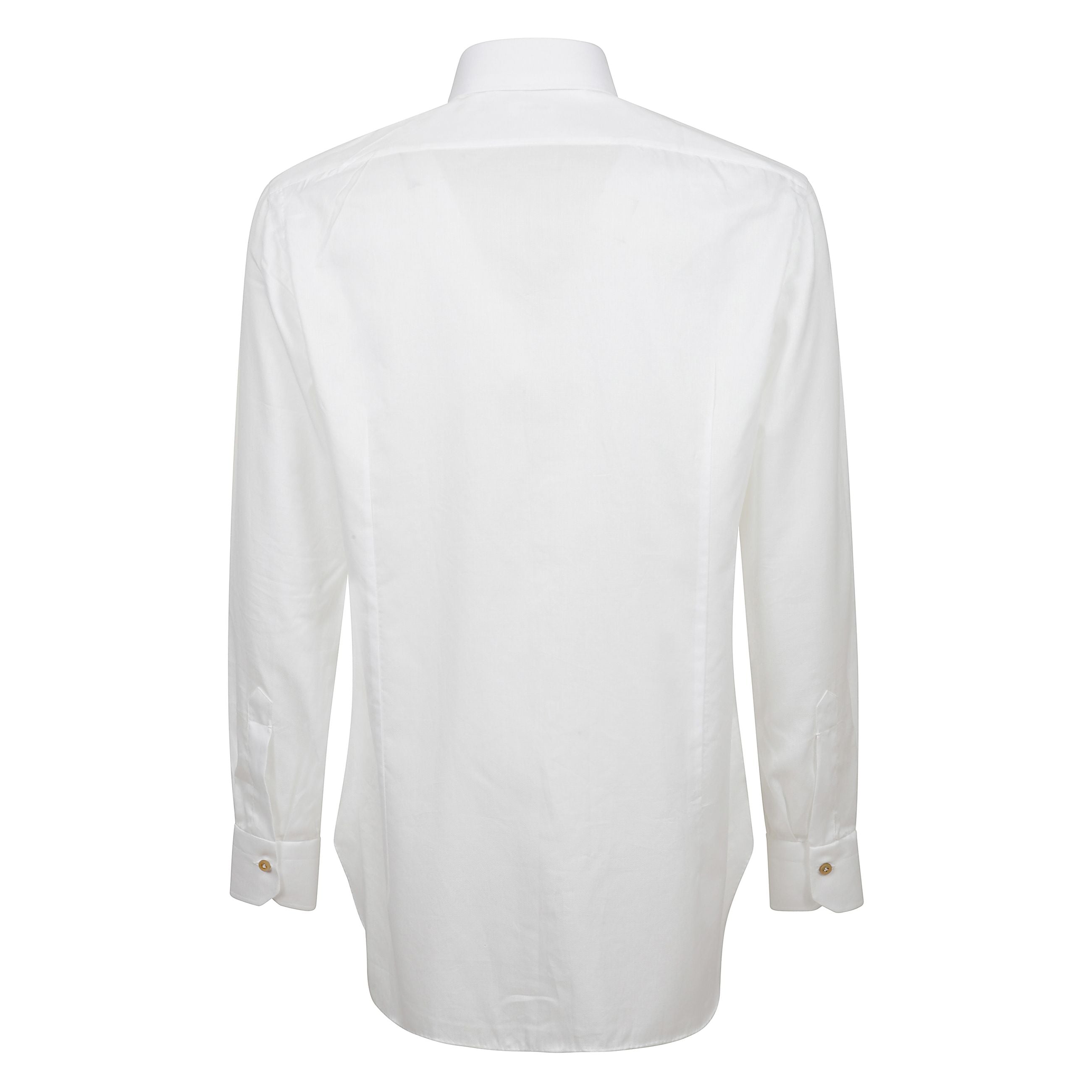 Camicia regular fit con collo francese, abbottonatura sul davanti.