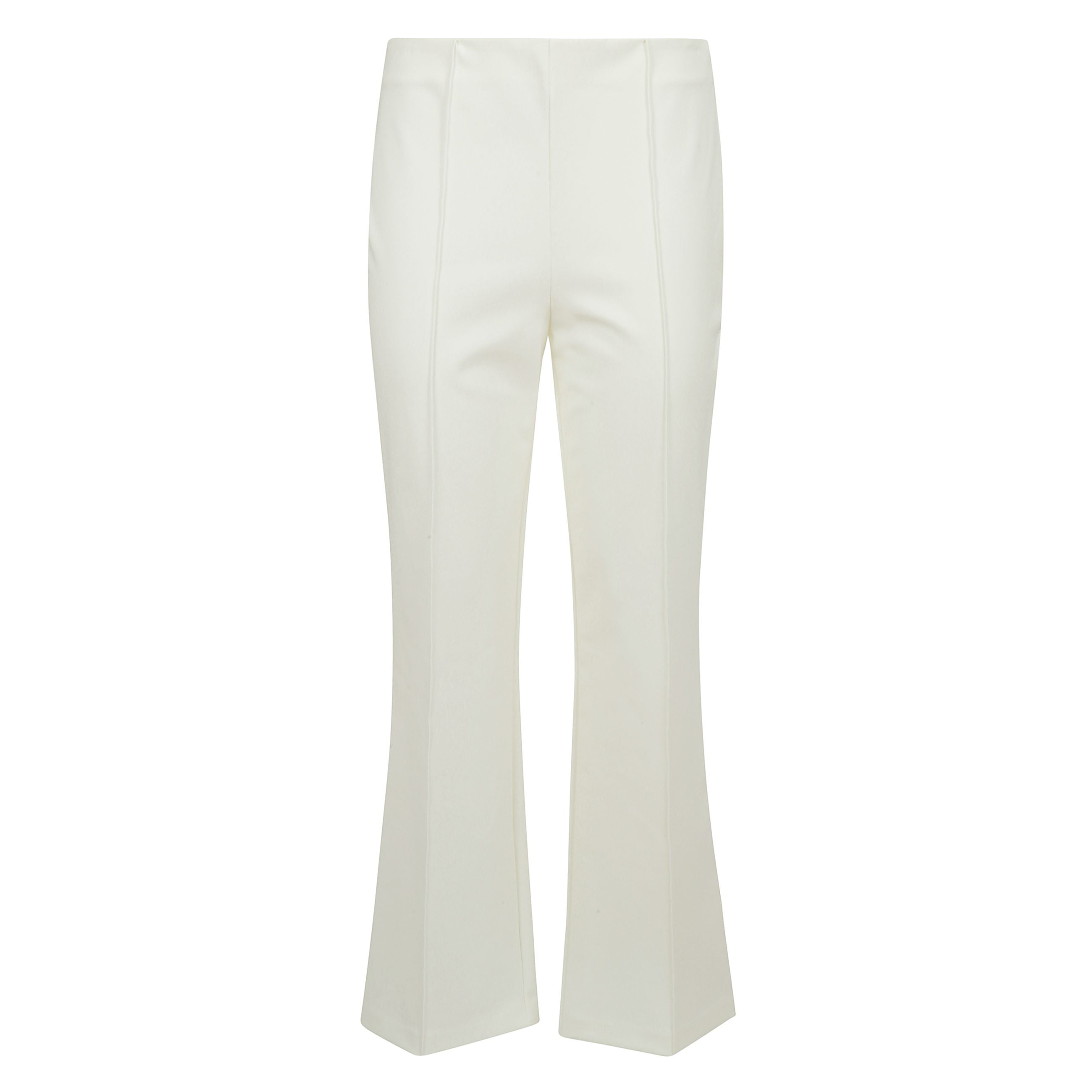 Pantalone michelle crop con chiusura con zip laterale