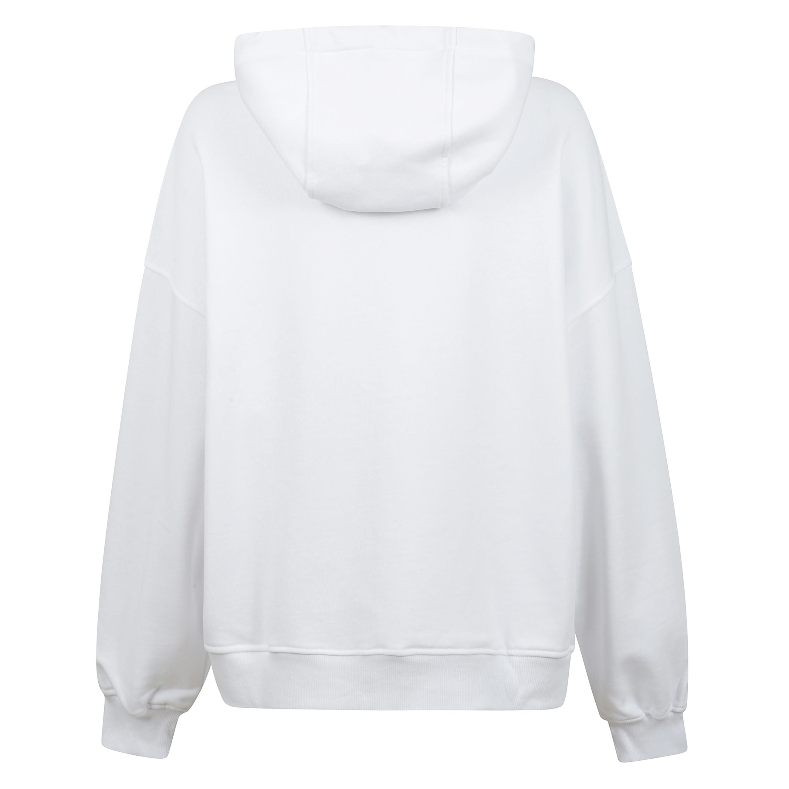 Felpa fiorucci in cotone con cappuccio e grafica sul petto.