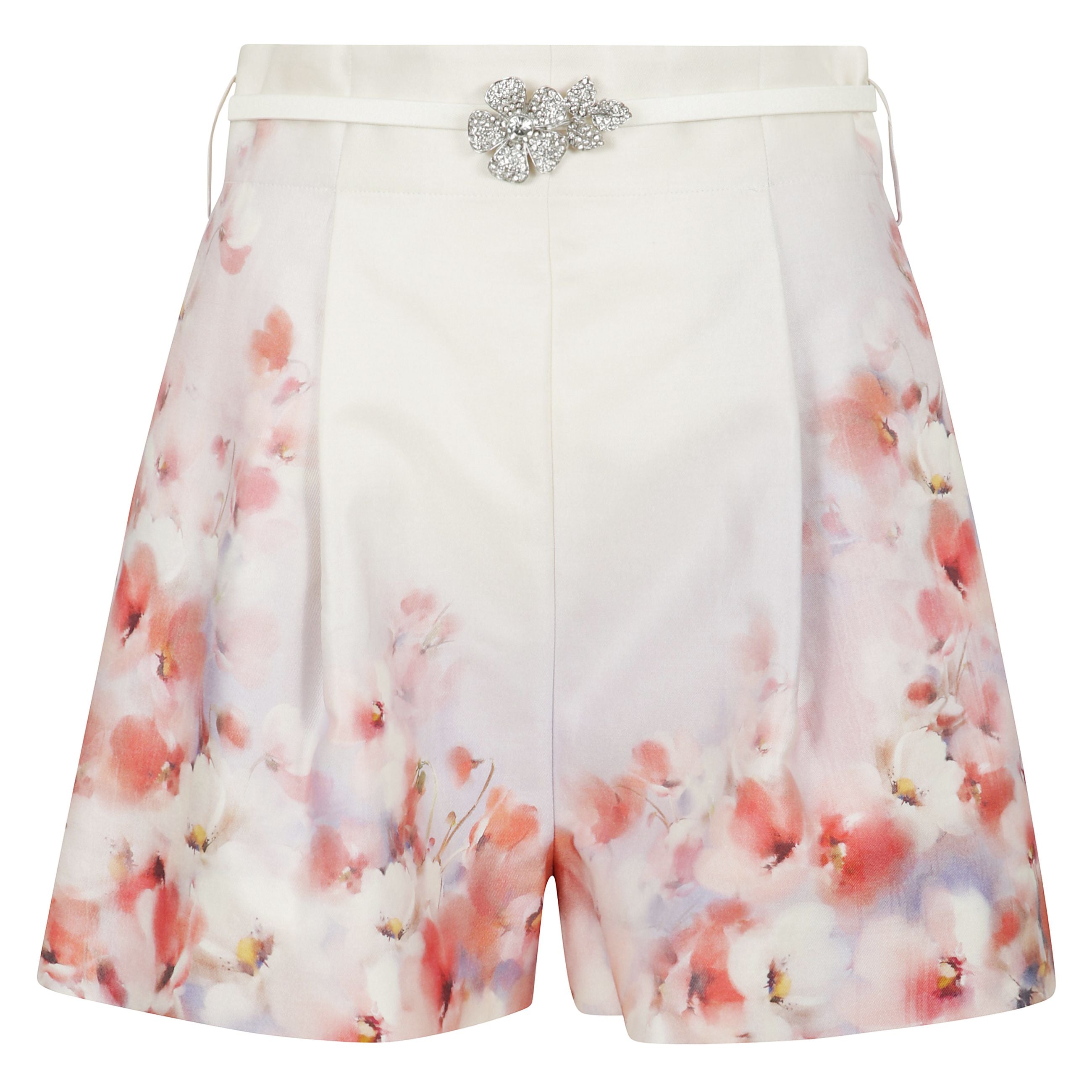 Shorts crush con cintura gioiello rimovibile