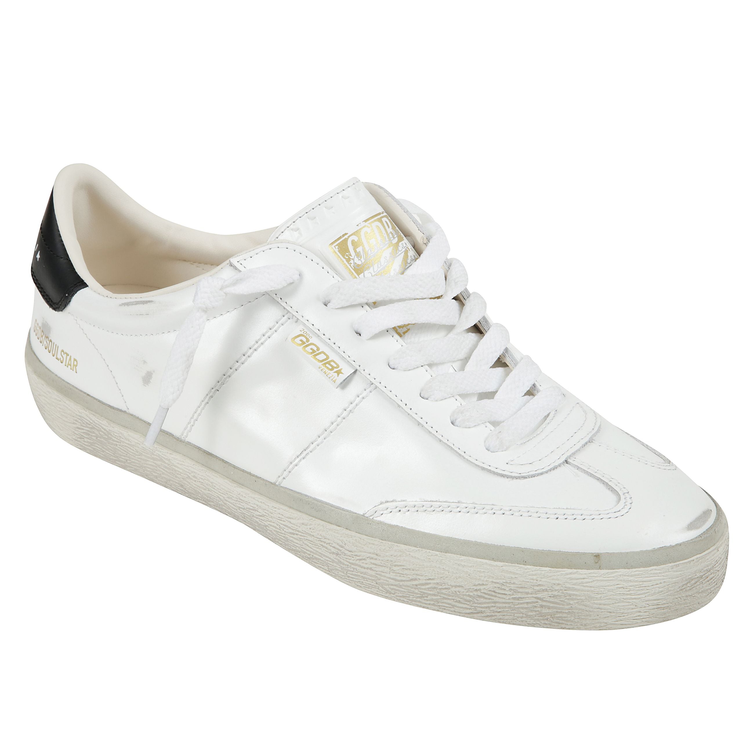 Sneakers soul star in pelle con tallone nero