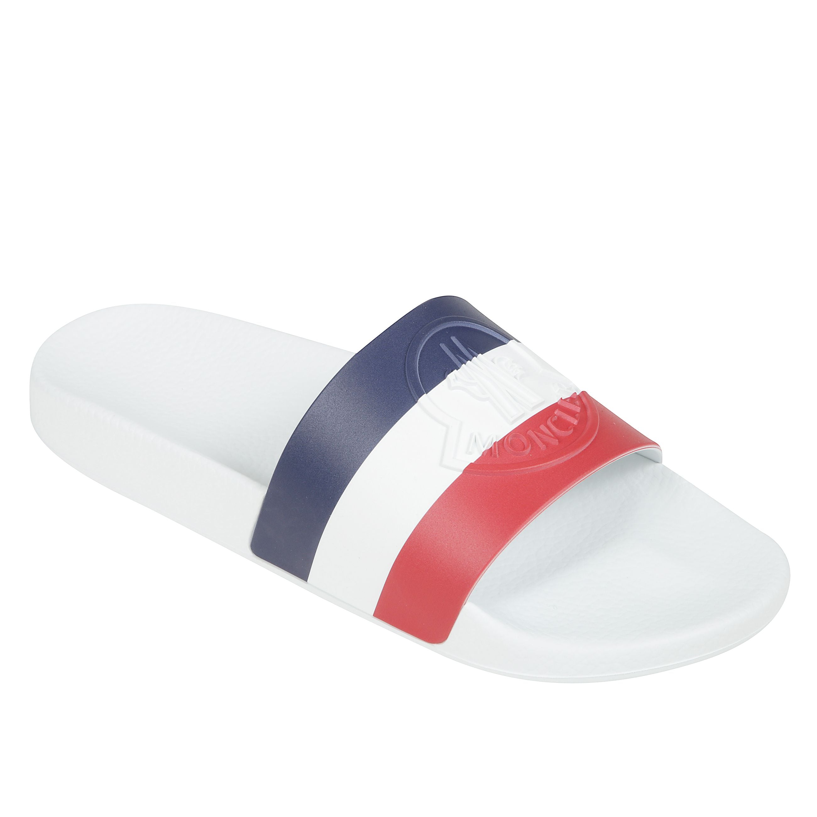 Basile slides shoes con fascia logata e suola in gomma