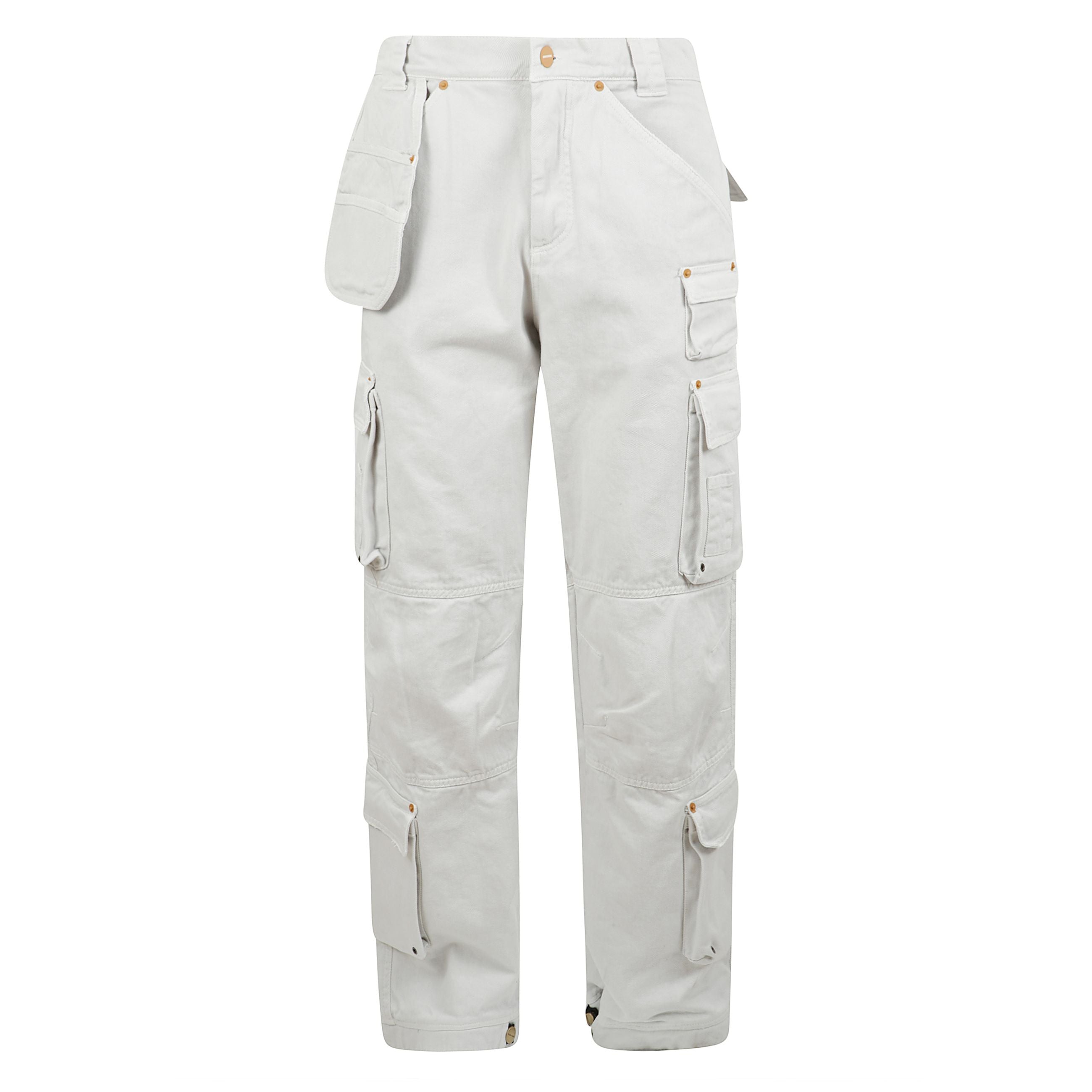 Jeans cargo con tasche a vista, effetto vintage