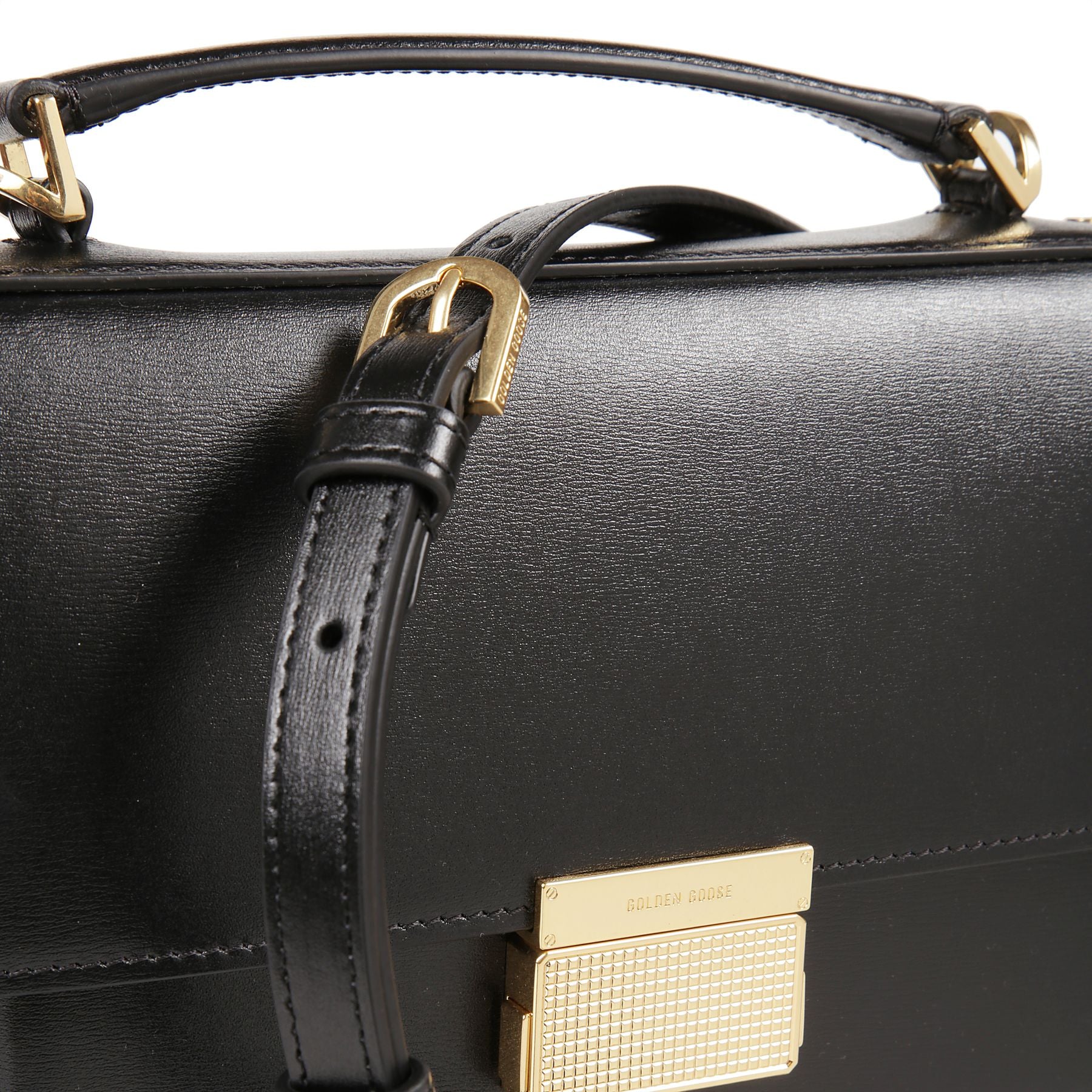 Venezia bag palmellato leather body gold metal details
