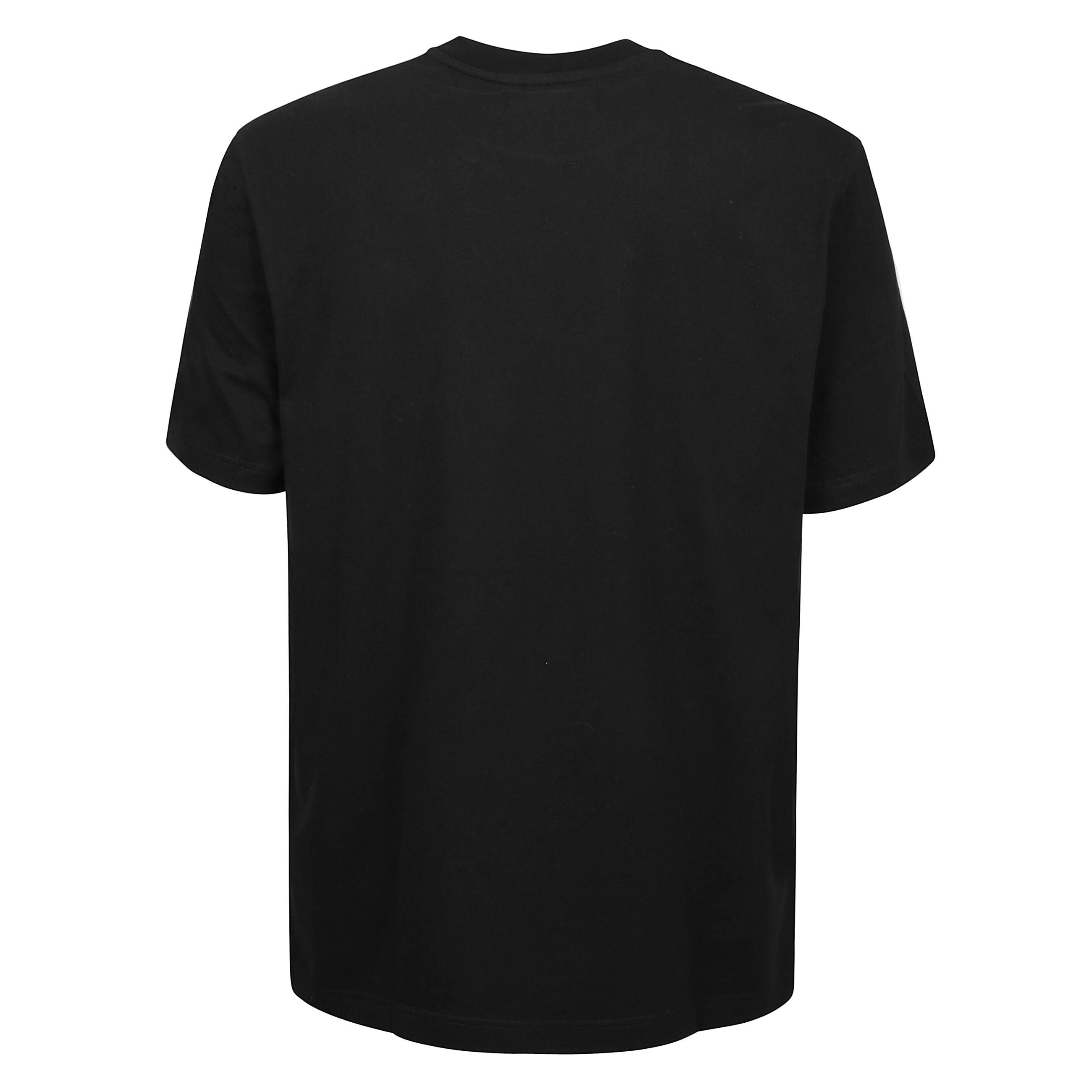 T-shirt con logo a girocollo con maniche corte