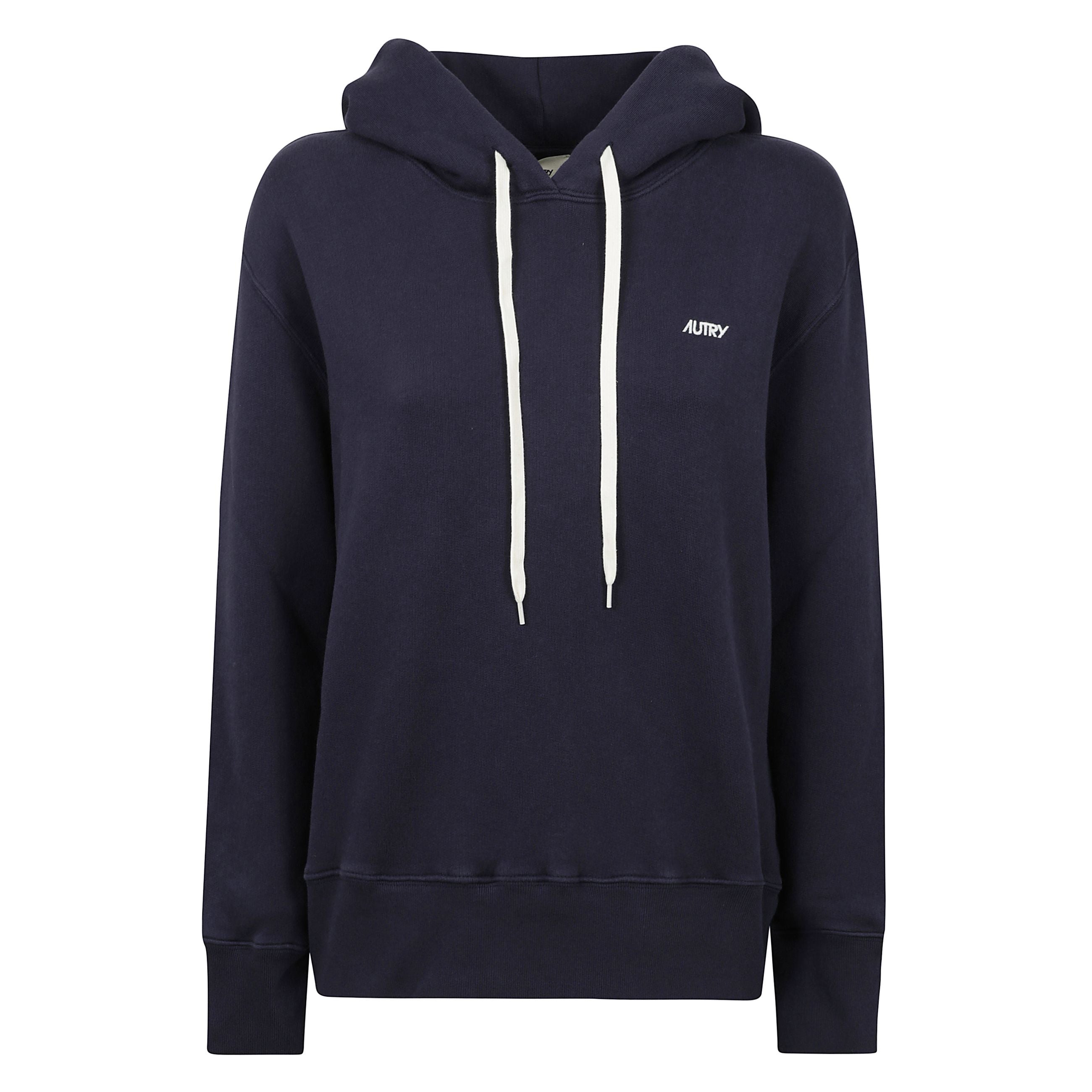 Felpa con cappuccio e logo ricamato