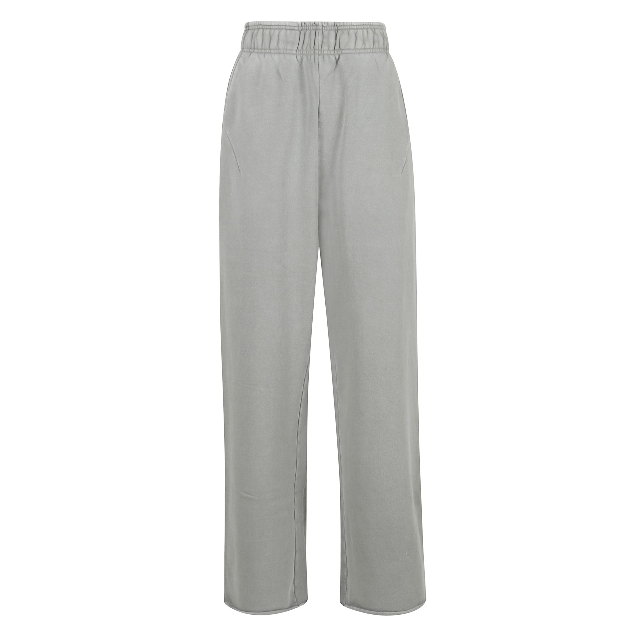 Pantalone jogging realizzato in puro cotone biologico con vita elastica e coulisse interna e tasche sul retro all'americana.