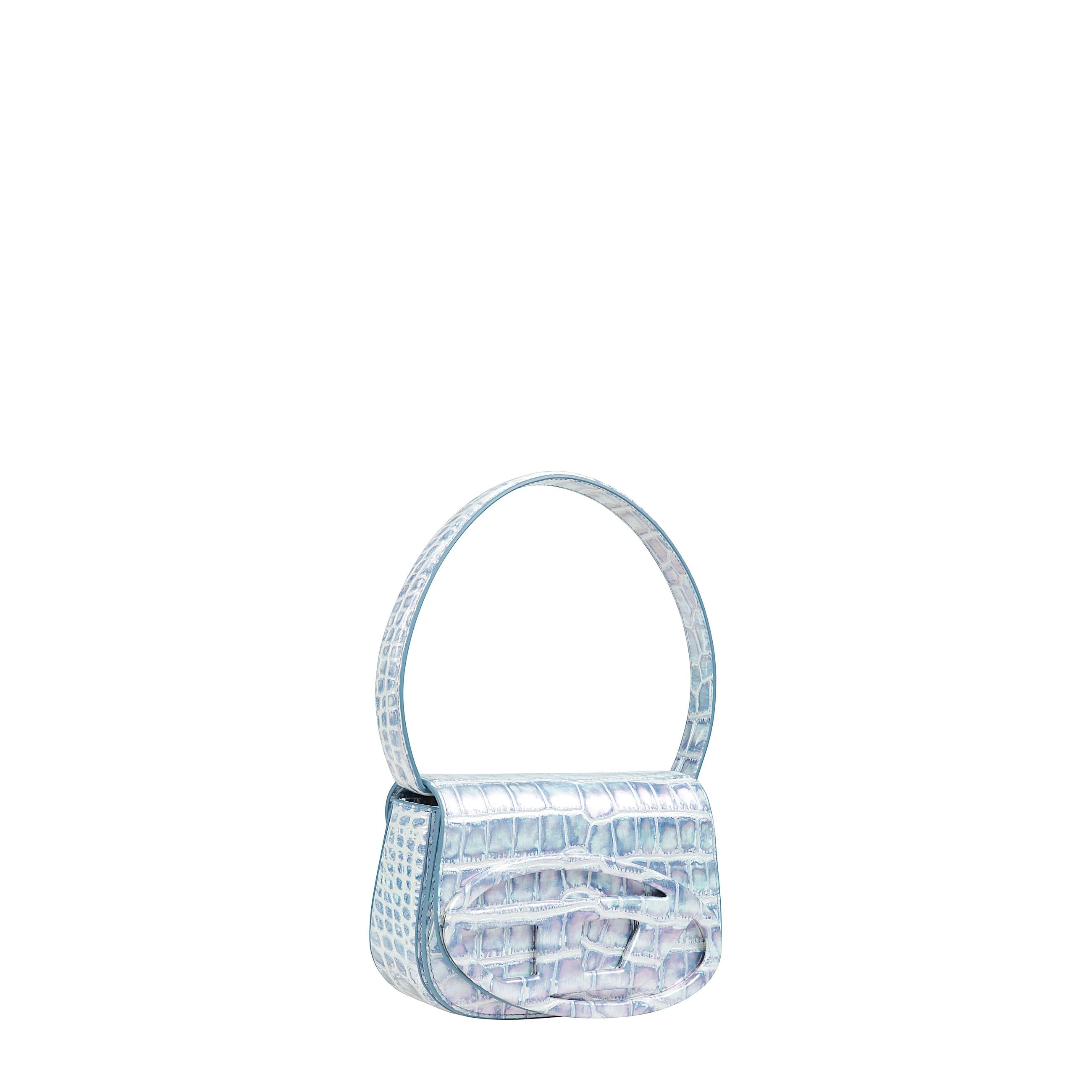 Borsa a spalla in pelle con battente nella parte superiore con chiusura magnetica, manico superiore, tracolla regolabile e rimovibile