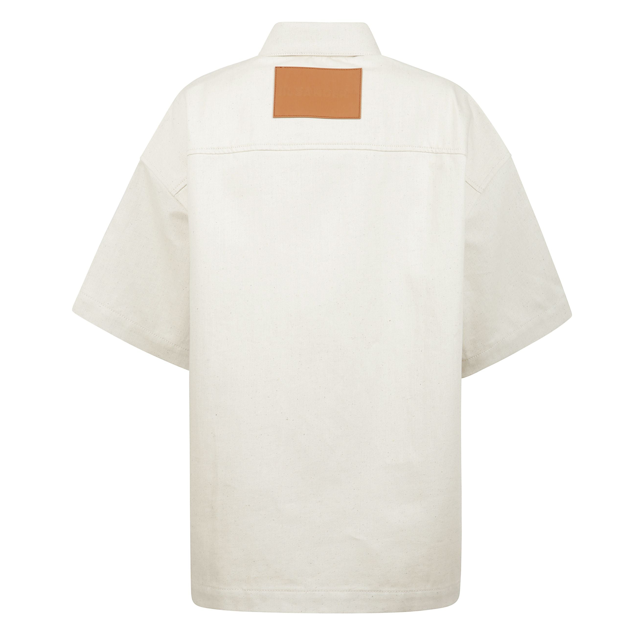 Camicia di jeans loose-fit con logo sul retro