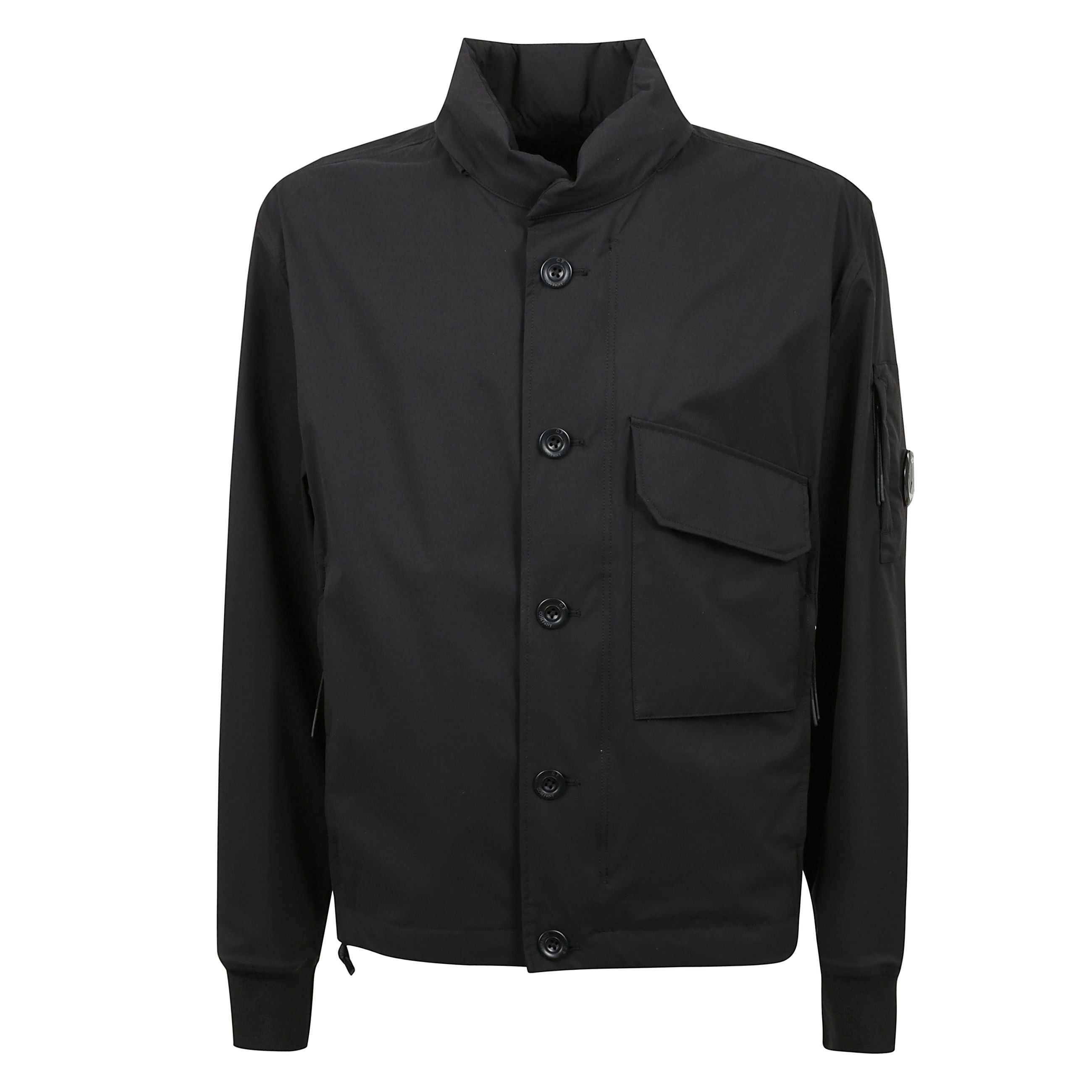 Pro-tek buttoned hooded jacket
giacca con cappuccio con chiusura frontale con bottoni, tasca sul petto con patta e tasca con zip sulla manica