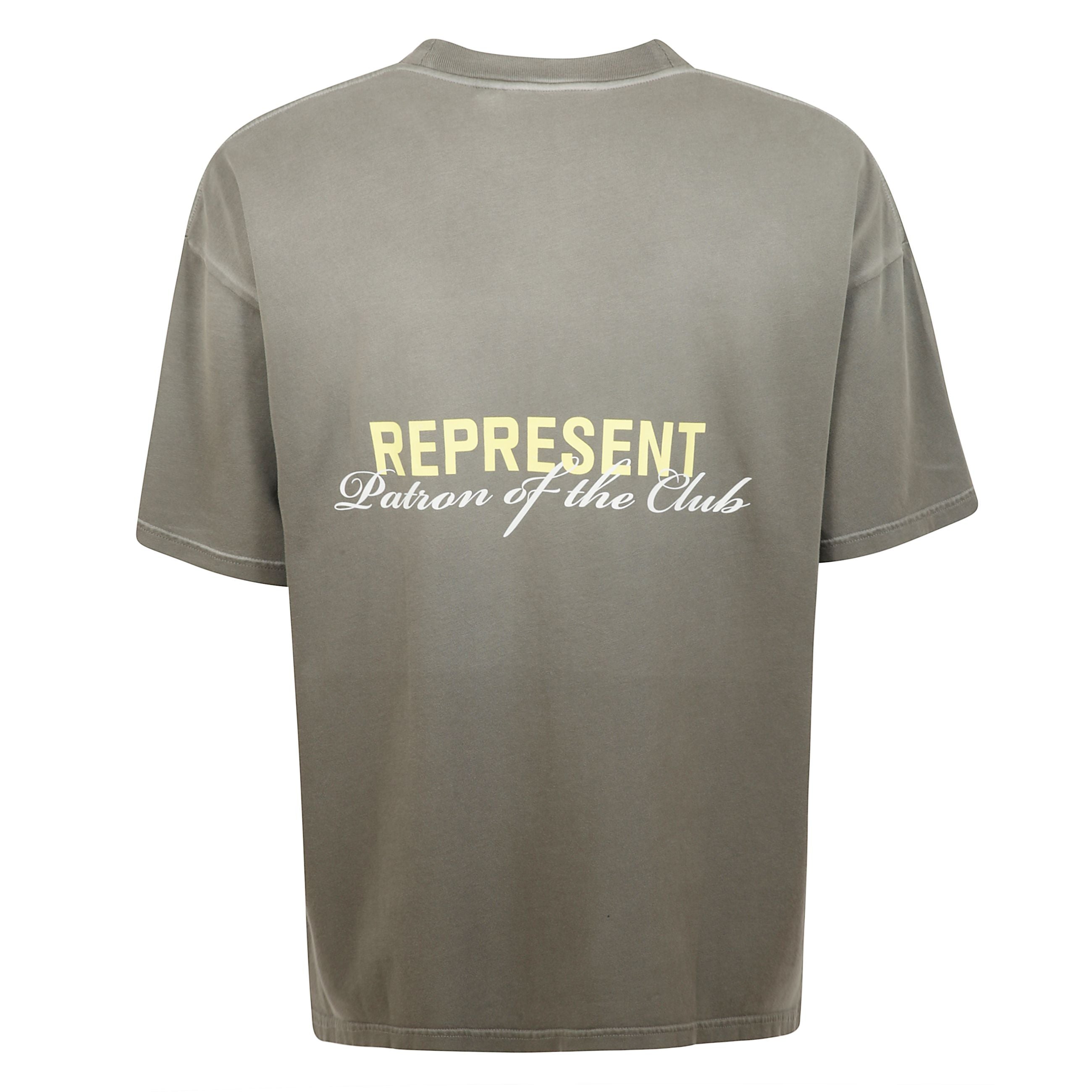 T-shirt oversize di represent. girocollo, taglio ampio. logo del brand sul davanti e sul retro.