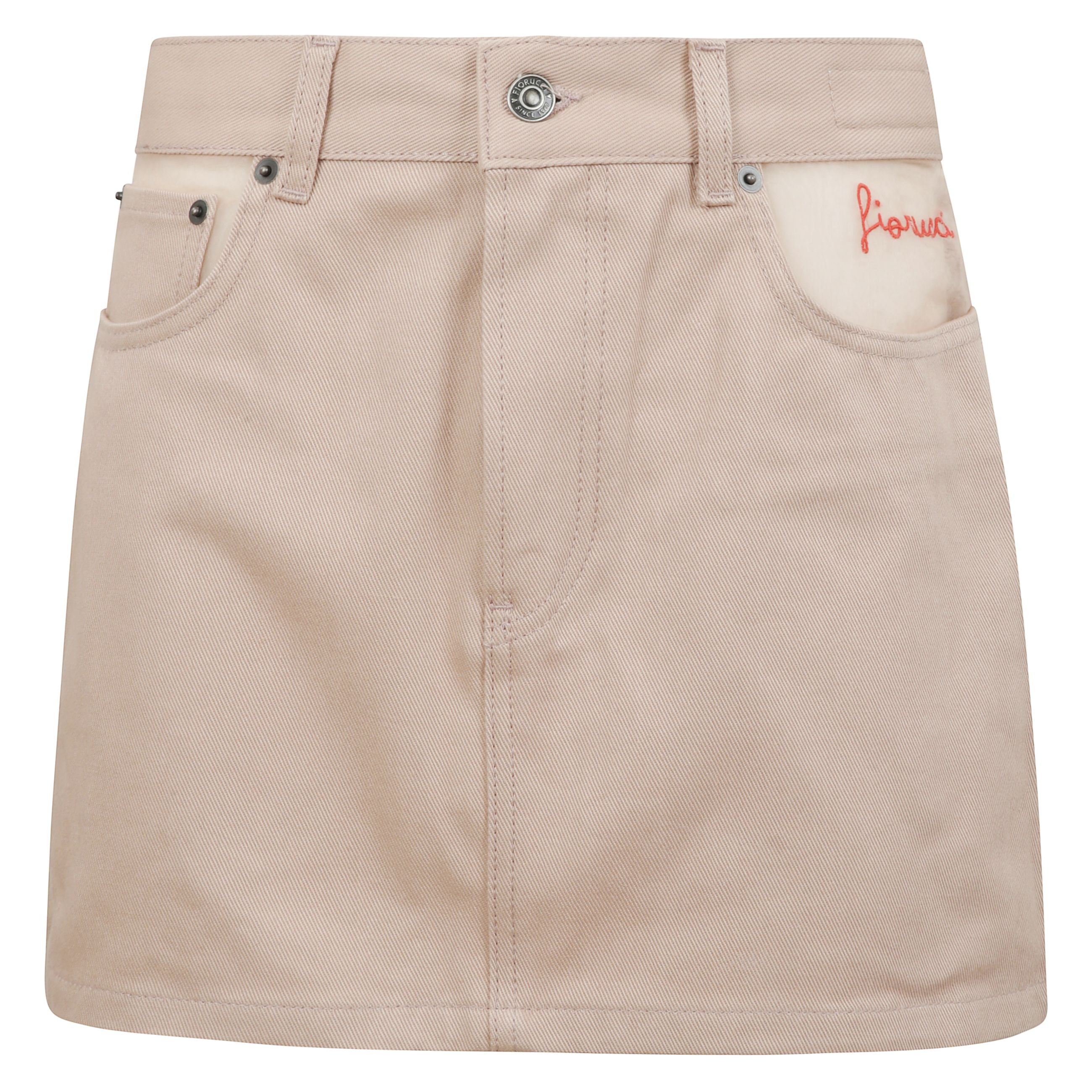 Mini gonna fiorucci con trasparenza in organza.