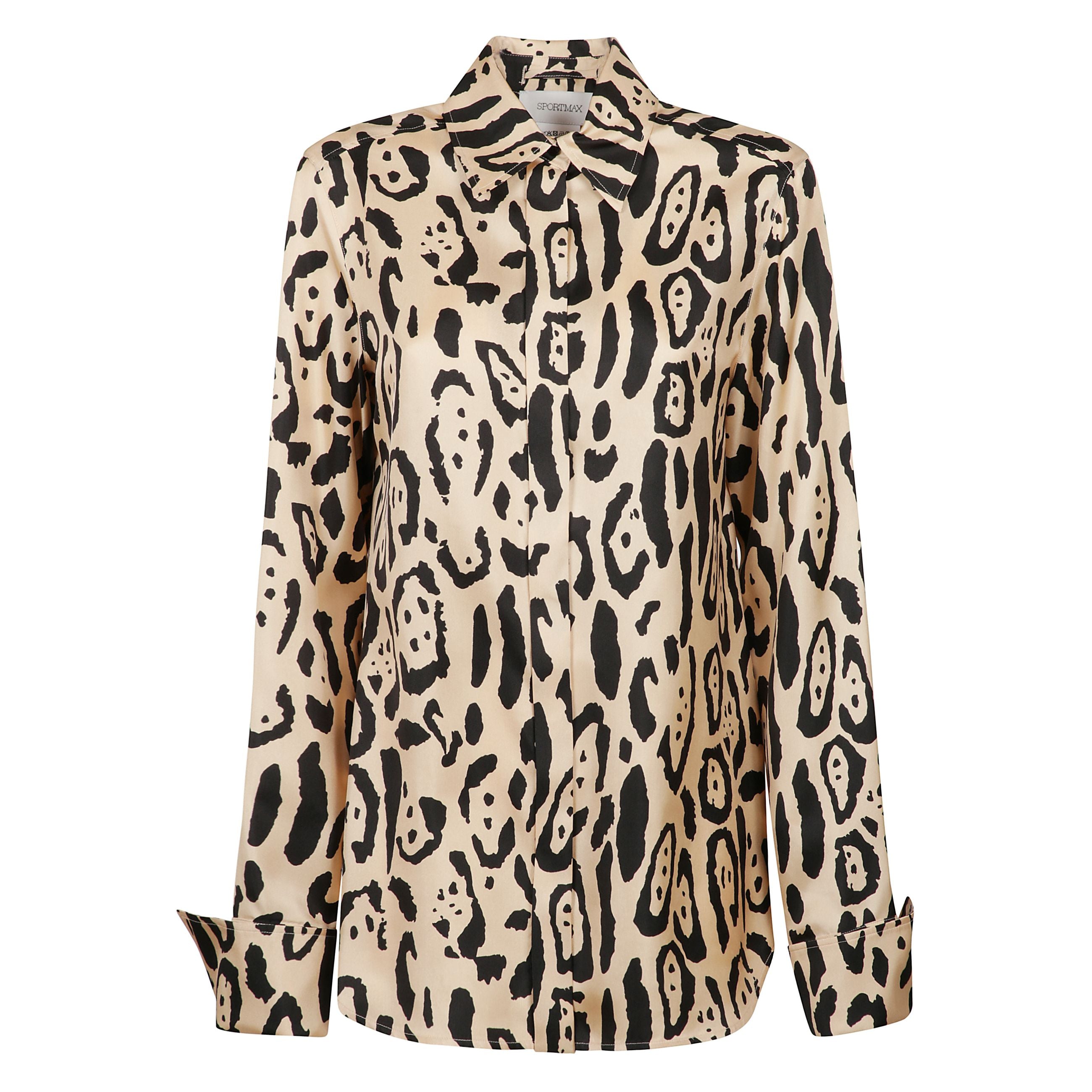 Camicia armony in pura seta con abbottonatura chiusura frontale