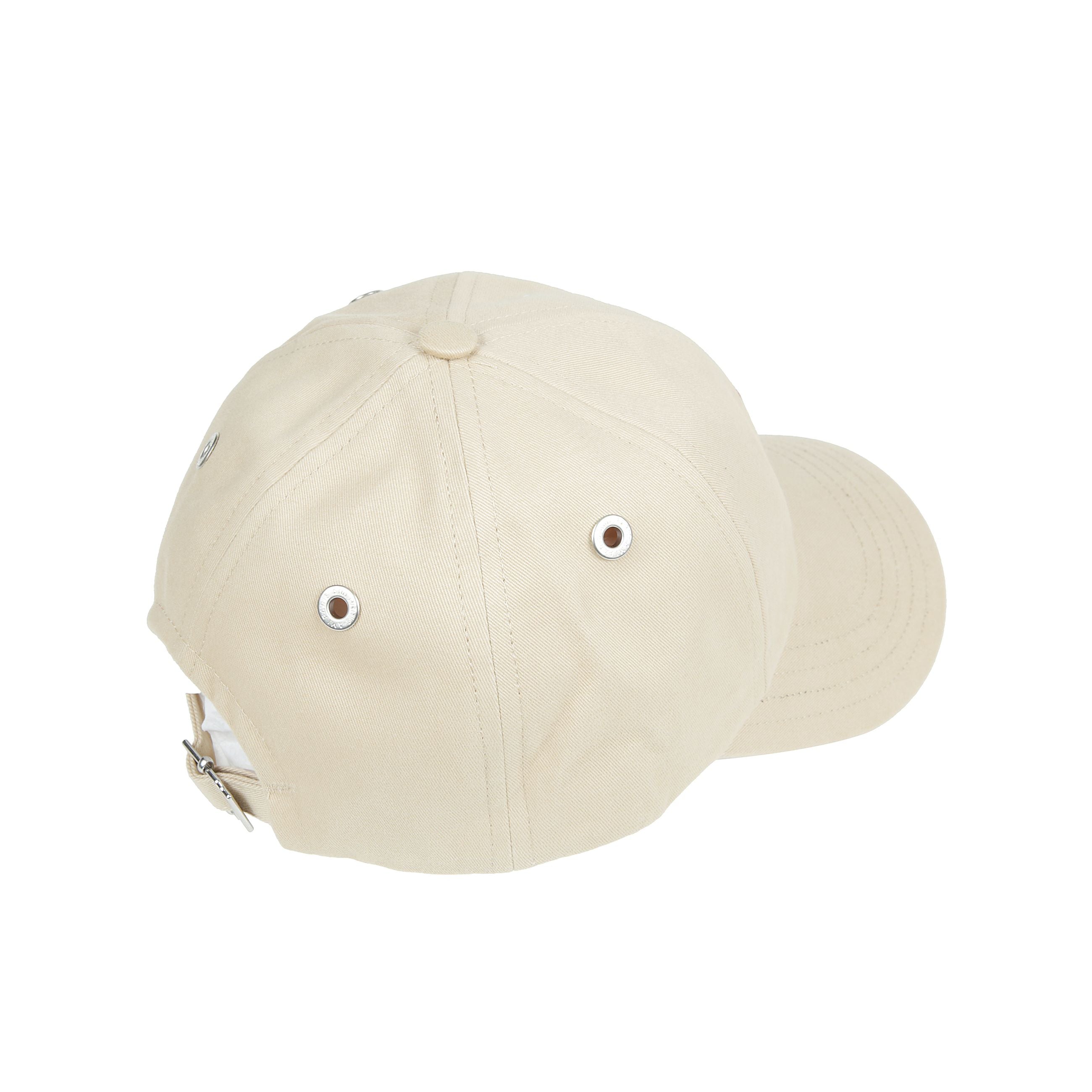 Berretto in gabardine di cotone effetto pesca con logo rosso ami de coeur ricamo punto a catena e fodera in cotone. "ami" fibbia di regolazione 57 cm sul retro firma.