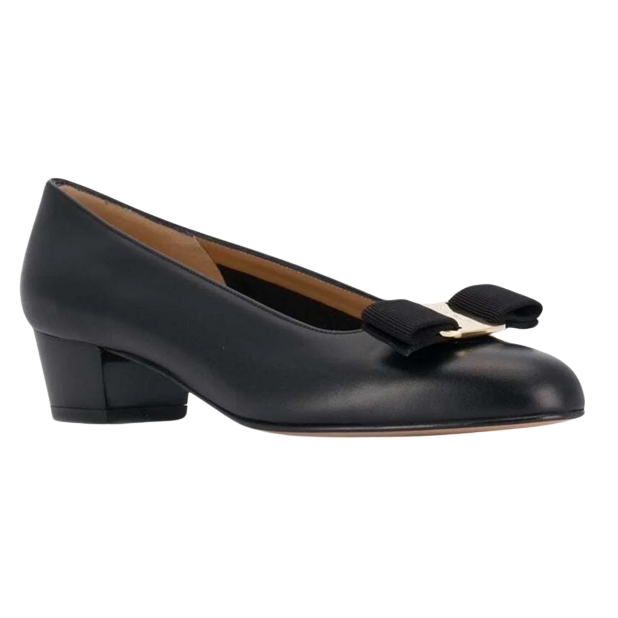 Salvatore Ferragamo  Vara Leather Pump Womens Style : 0574571