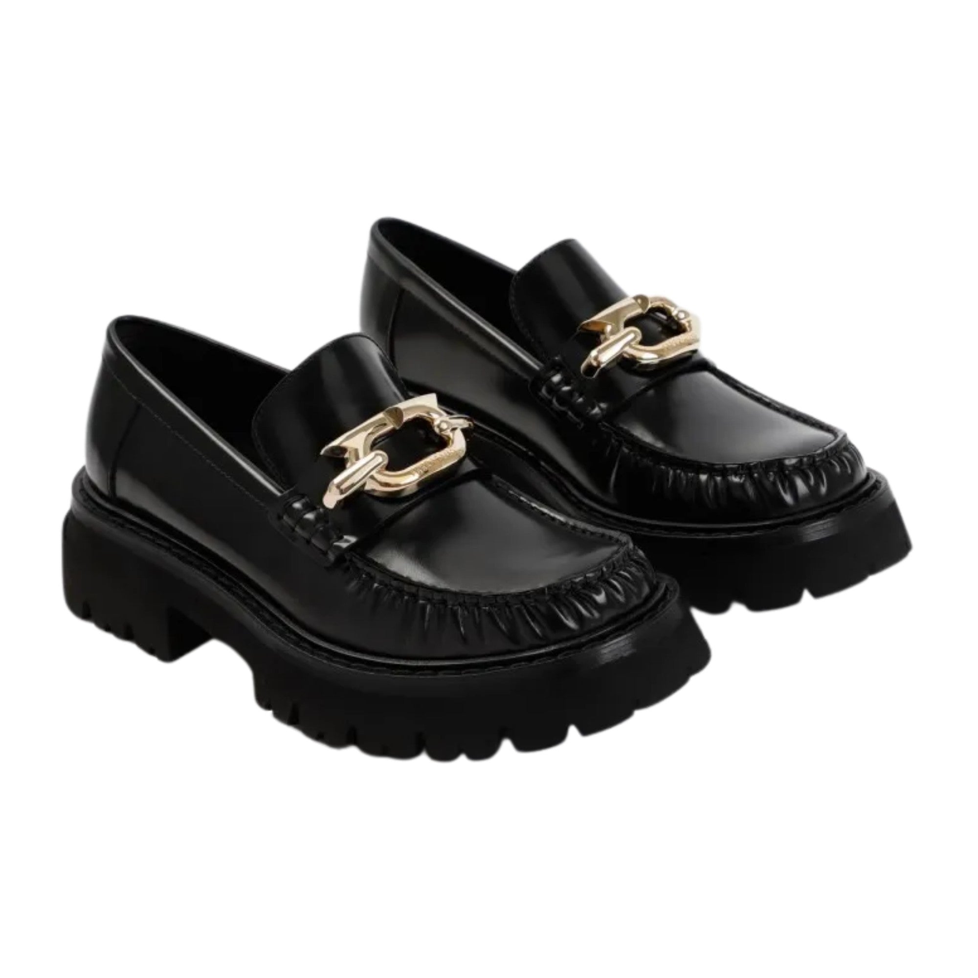 Salvatore Ferragamo  Ingrid Leather Loafer Womens Style : 0763904
