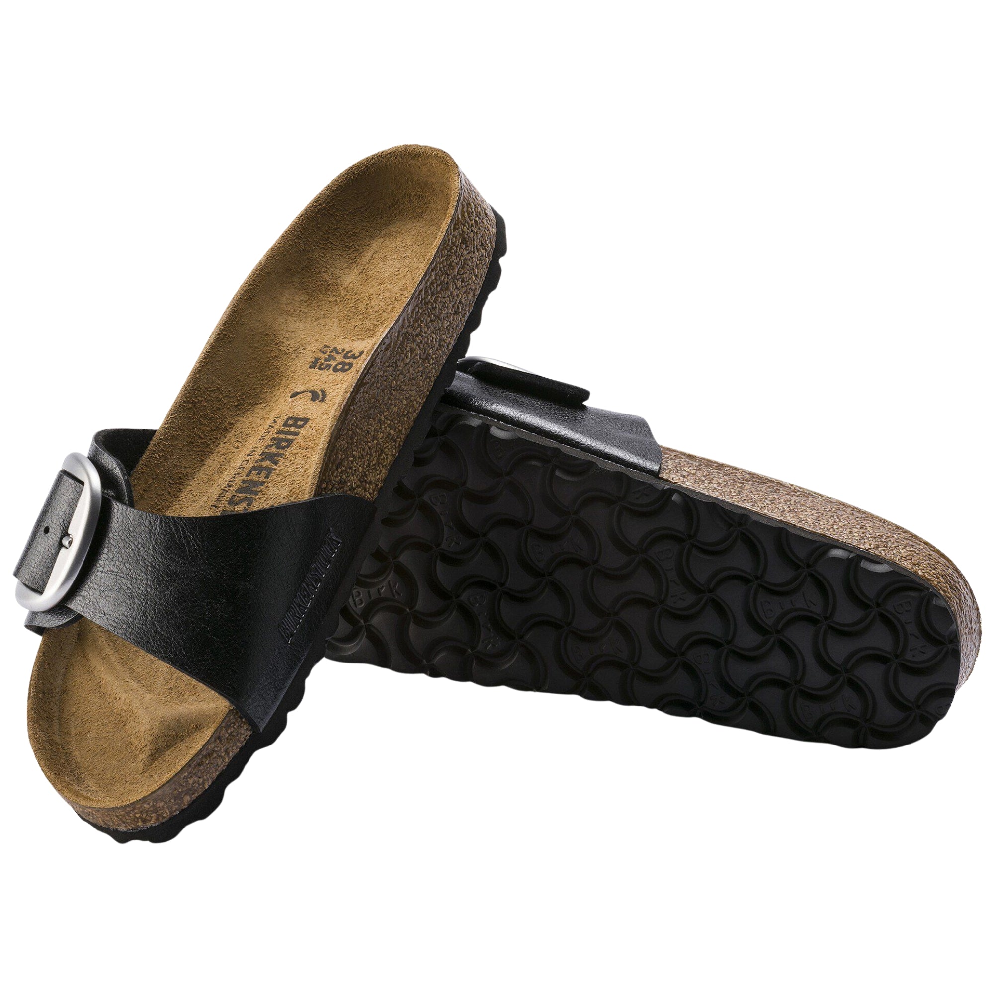 Madrid Big Buckle Birko Flor Graceful Licorice