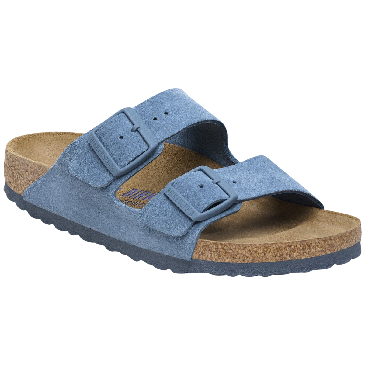 Birkenstock Arizona Soft Footbed Suede Leather Elemental Blue