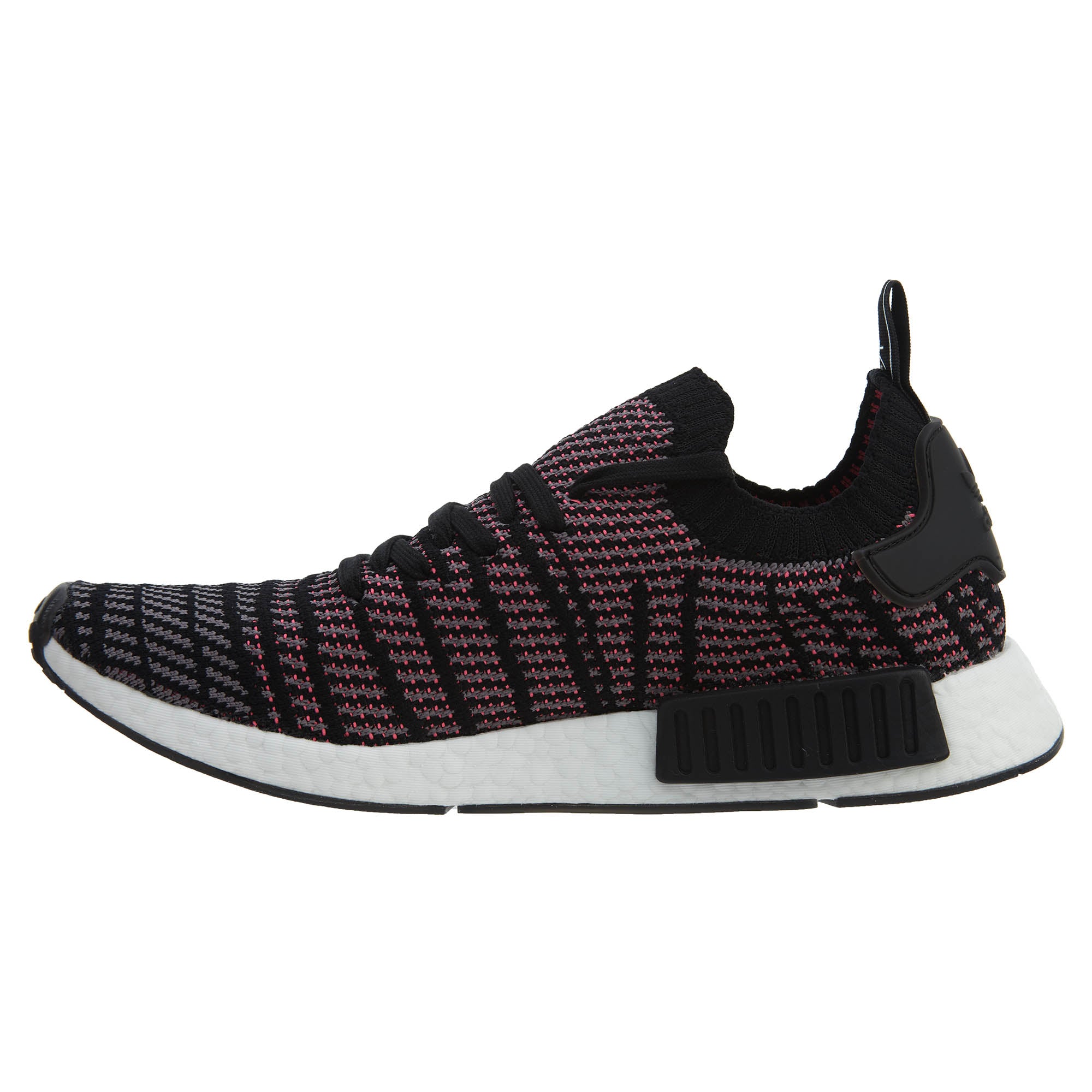 adidas NMD R1 STLT Black Grey Solar Pink