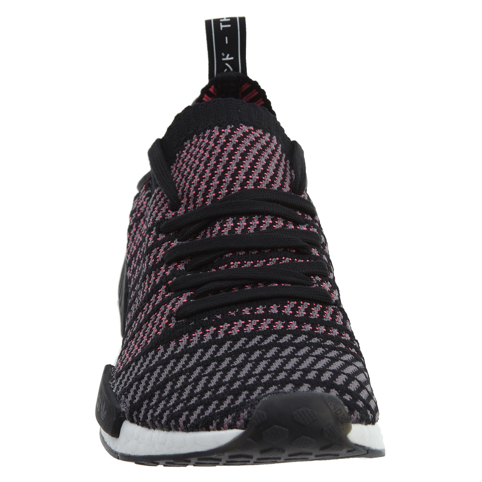 adidas NMD R1 STLT Black Grey Solar Pink