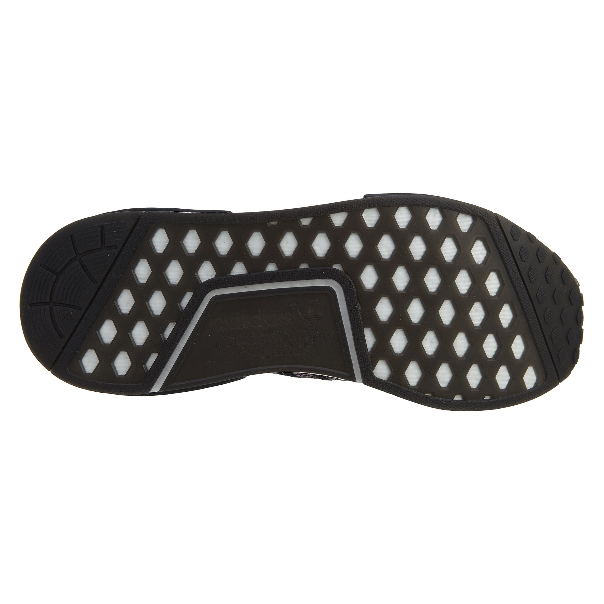 adidas NMD R1 STLT Black Grey Solar Pink