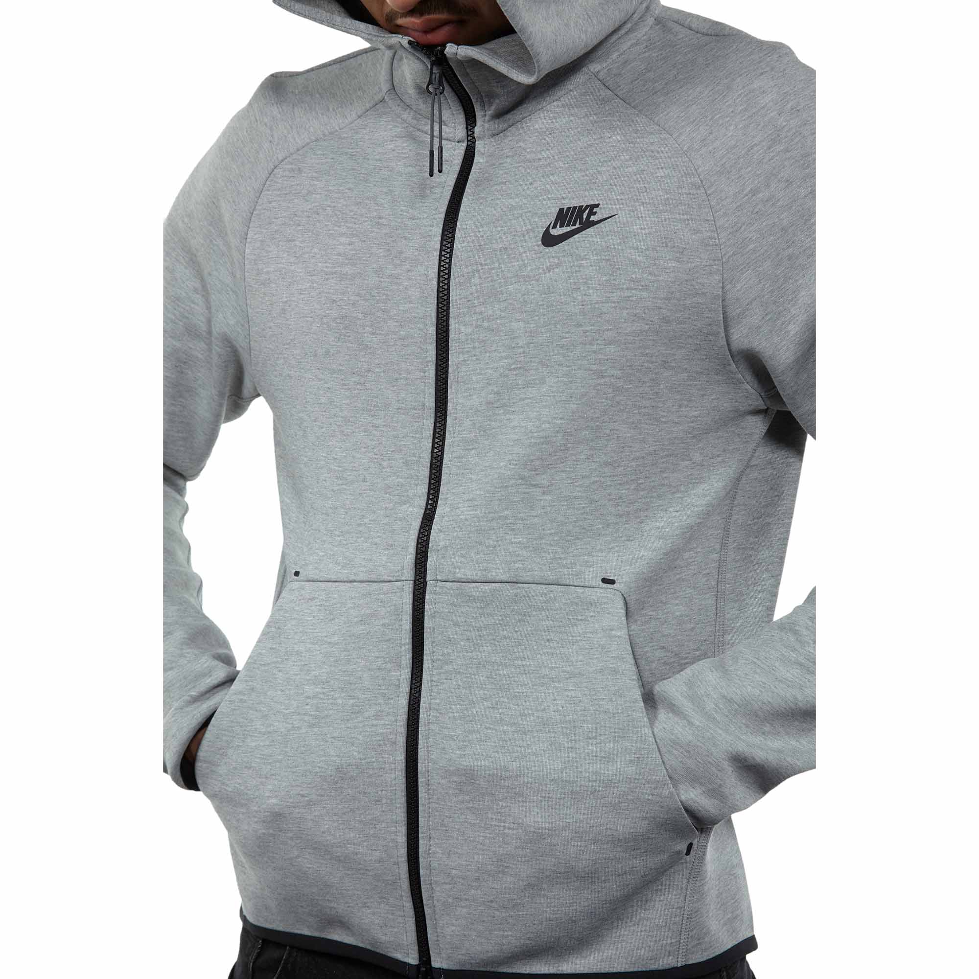 Nike Sportswear Tech Fleece Full-Zip Hoodie Dark Grey/Black