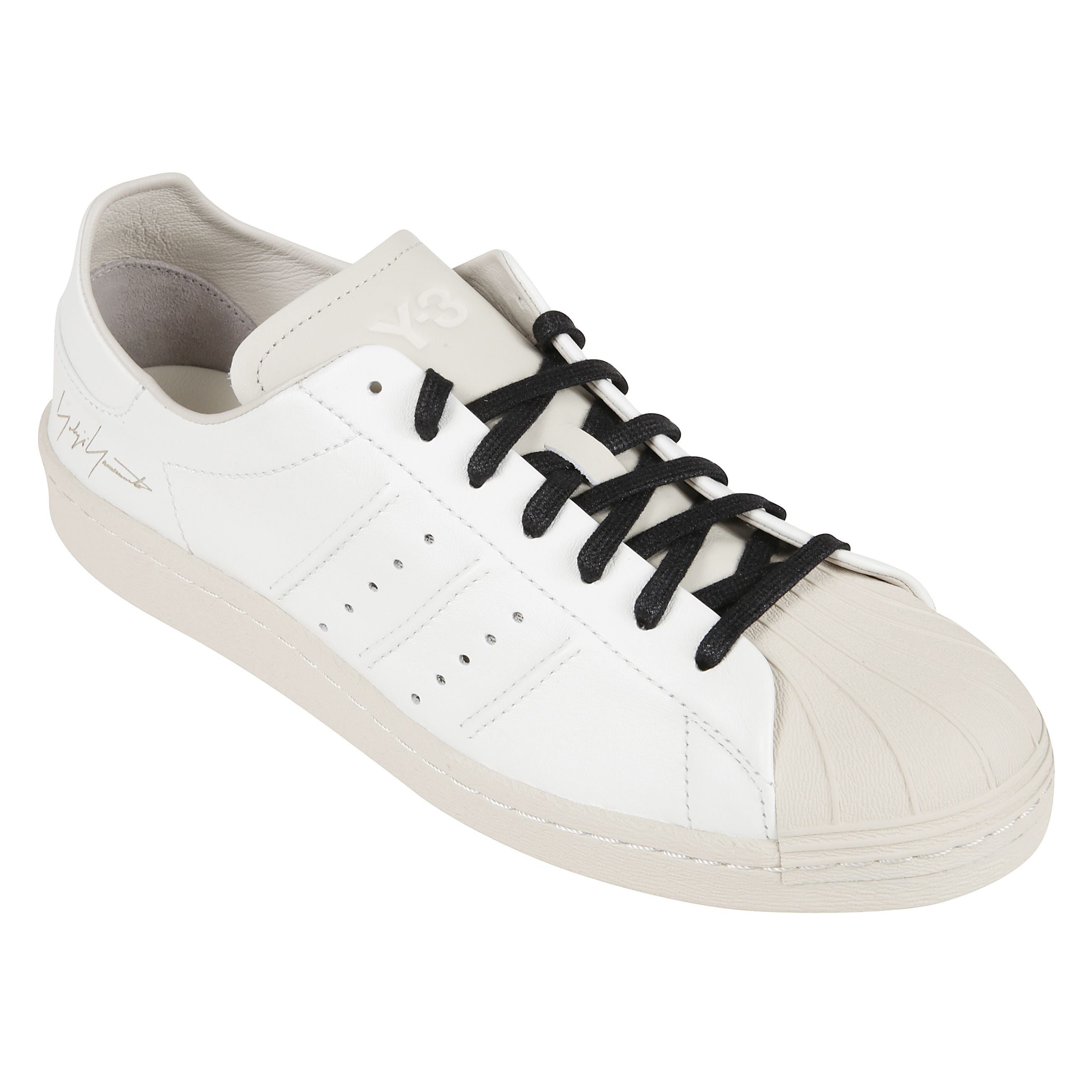 Sneakers superstar con chiusura frontale e dettaglio traforato