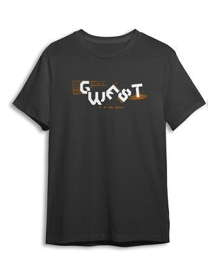 G West Mens Printed album cover T Shirt  - Black