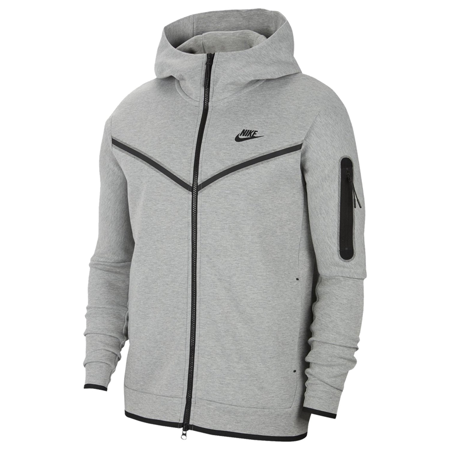 Nike Sportswear Tech Fleece Full-Zip Hoodie Heather Grey/Black