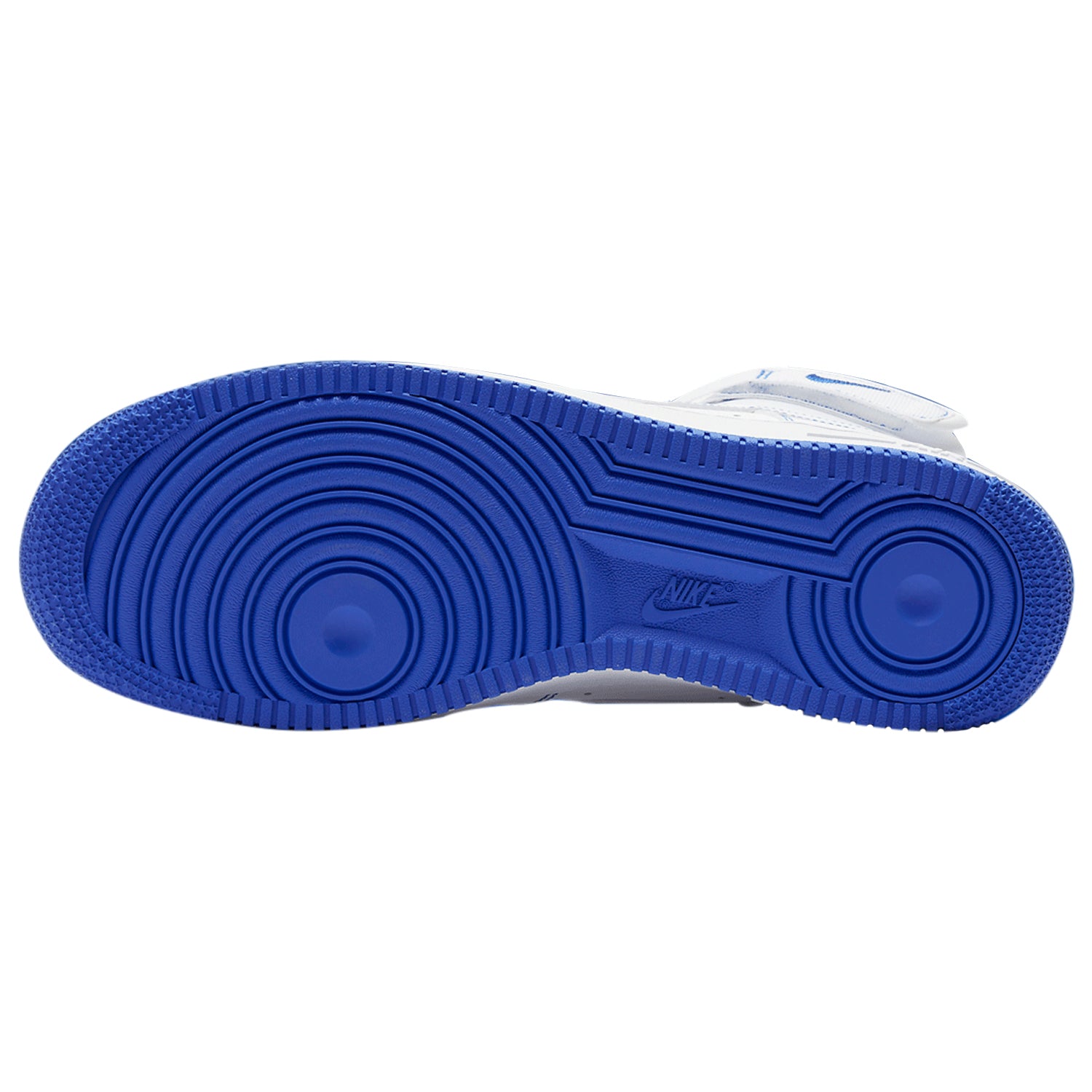 Nike Air Force 1 High White Royal Blue Contrast Stitch