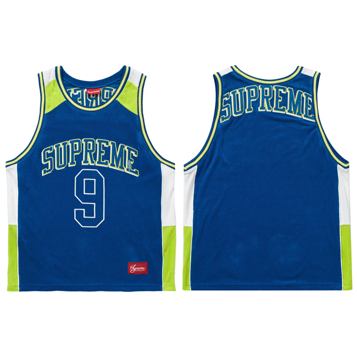 Supreme Terry Basketball Jersey Royal