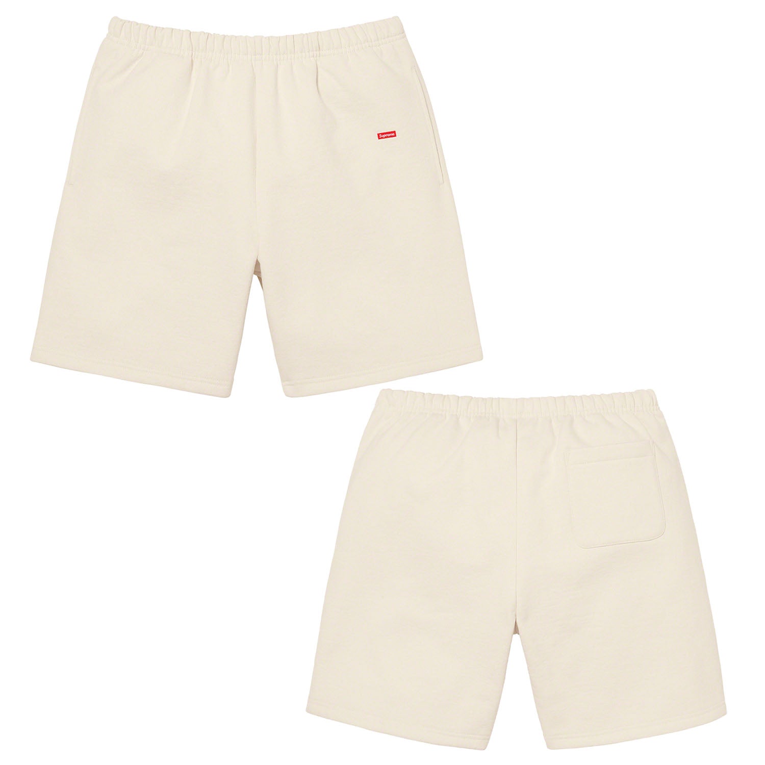 Supreme Small Box Sweatshort Natural